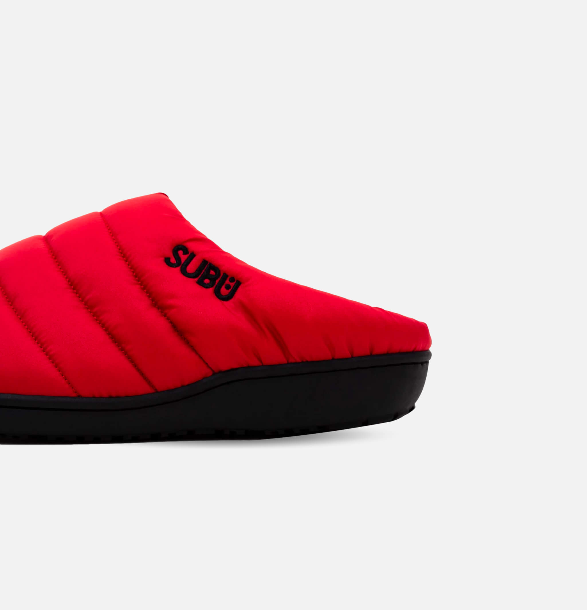Uneven Slippers Red