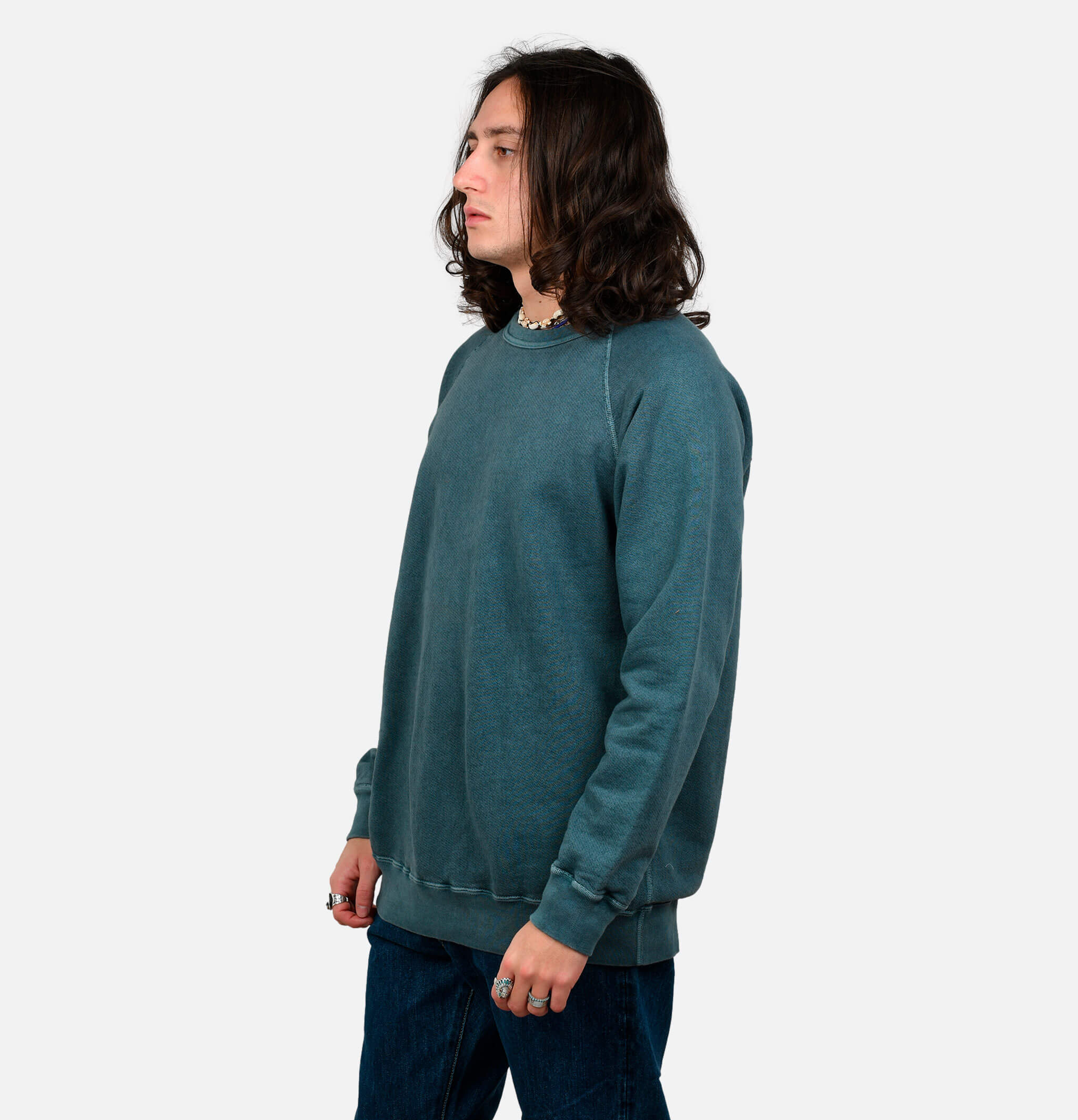 Good On Raglan Crew Sweat P-Slate