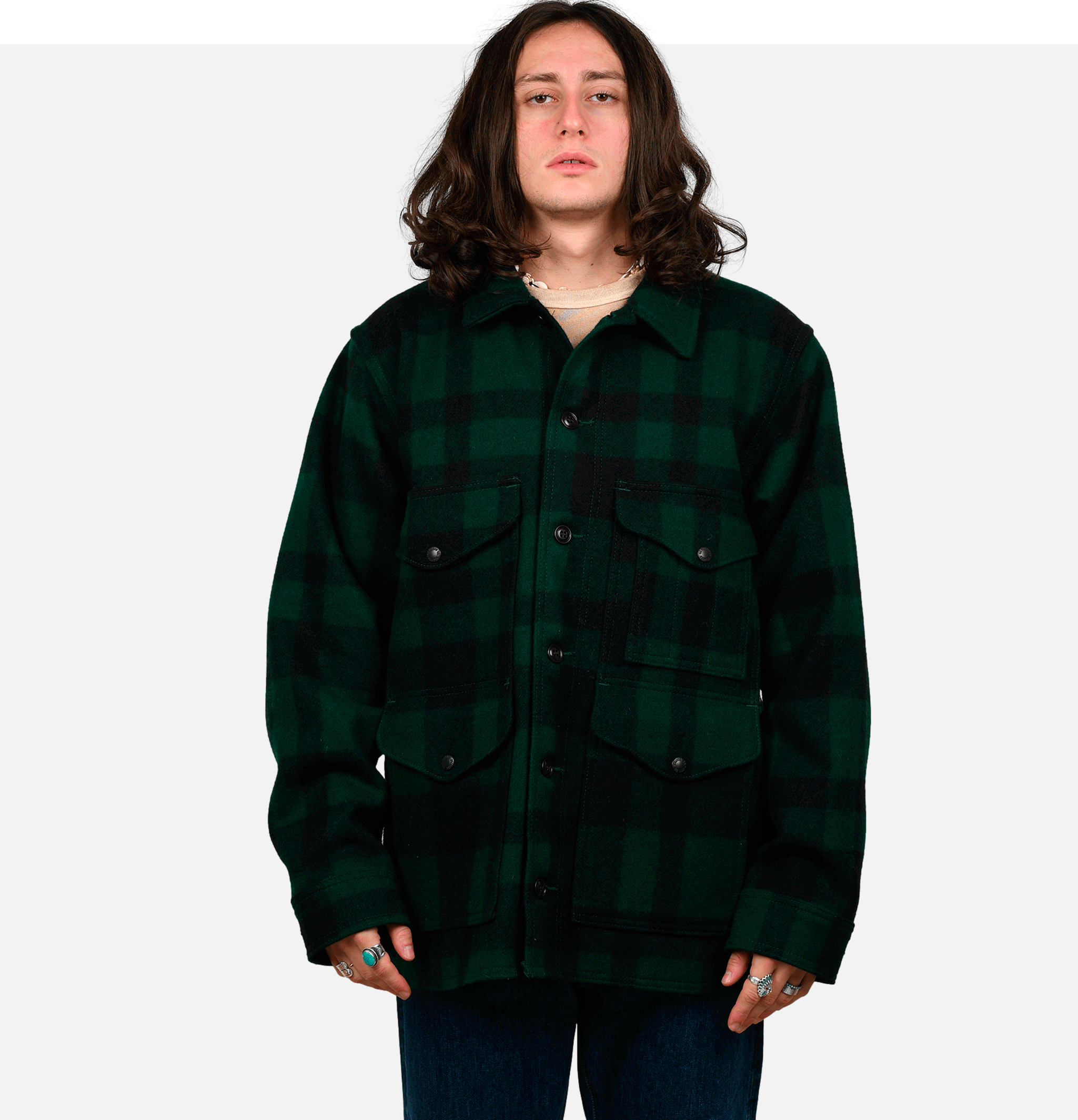 Filson Mackinaw Cruiser Green Black