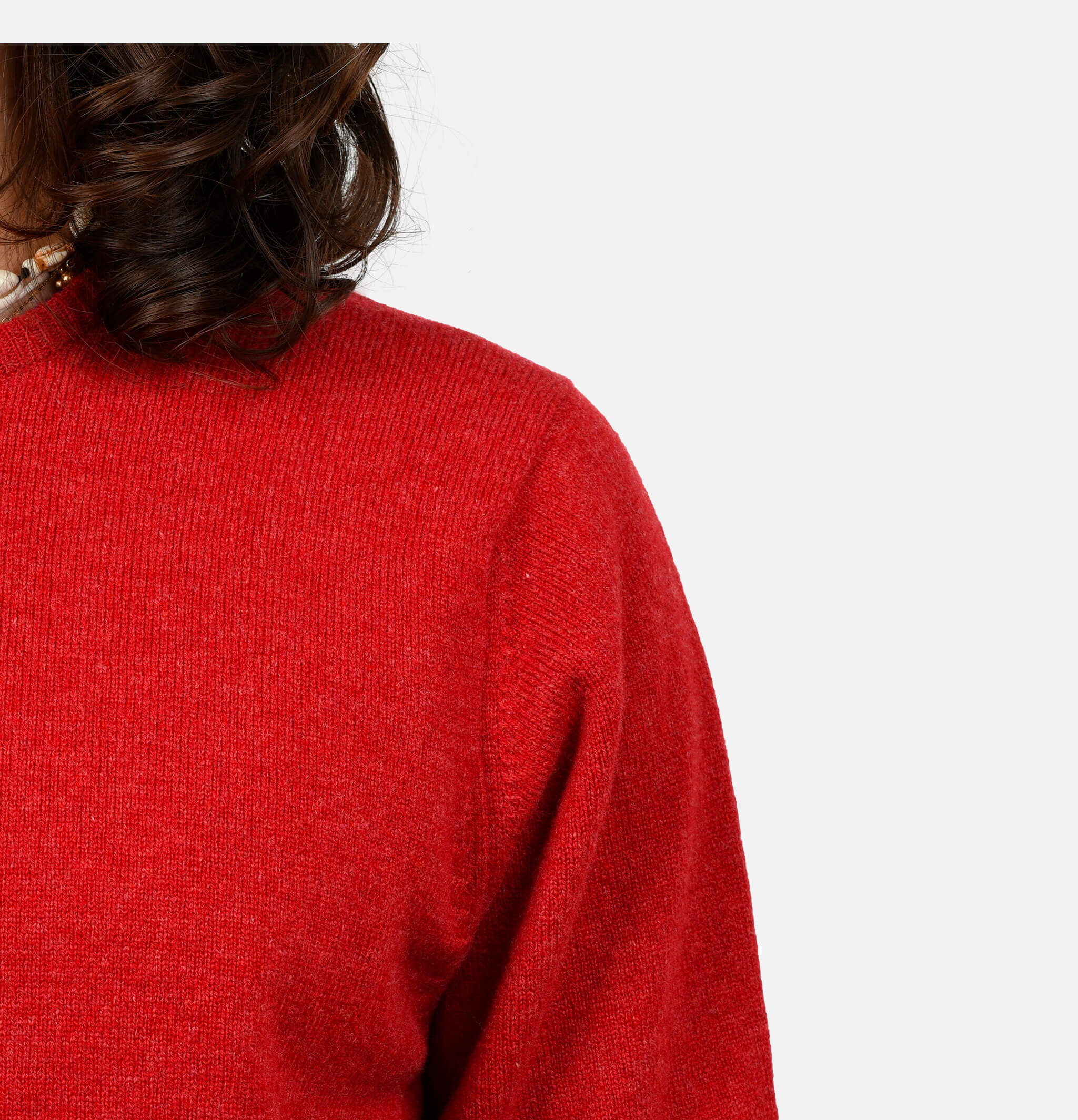 Round Neck Pullover Poppy Mix