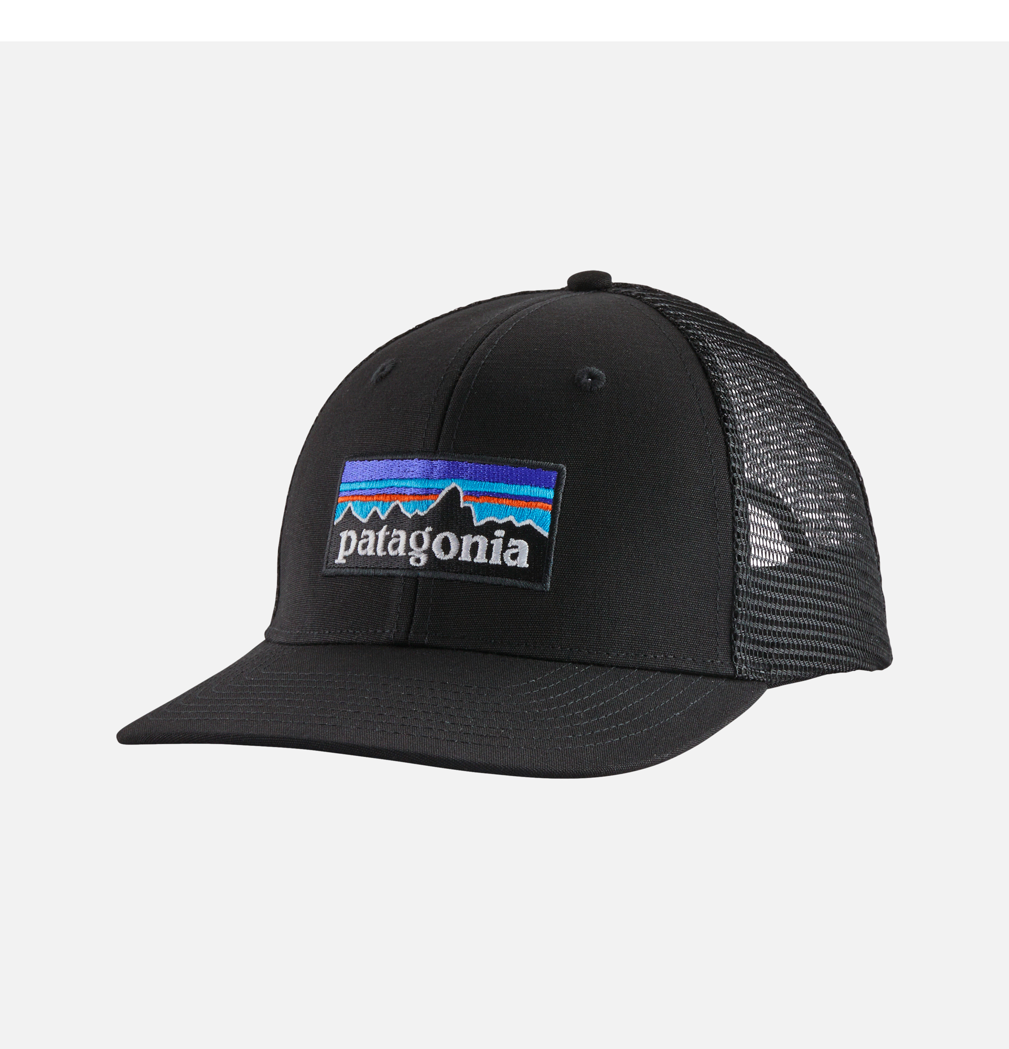 Patagonia | Casquette P6 Logo Trucker Black | Shop Royalcheese Paris ...