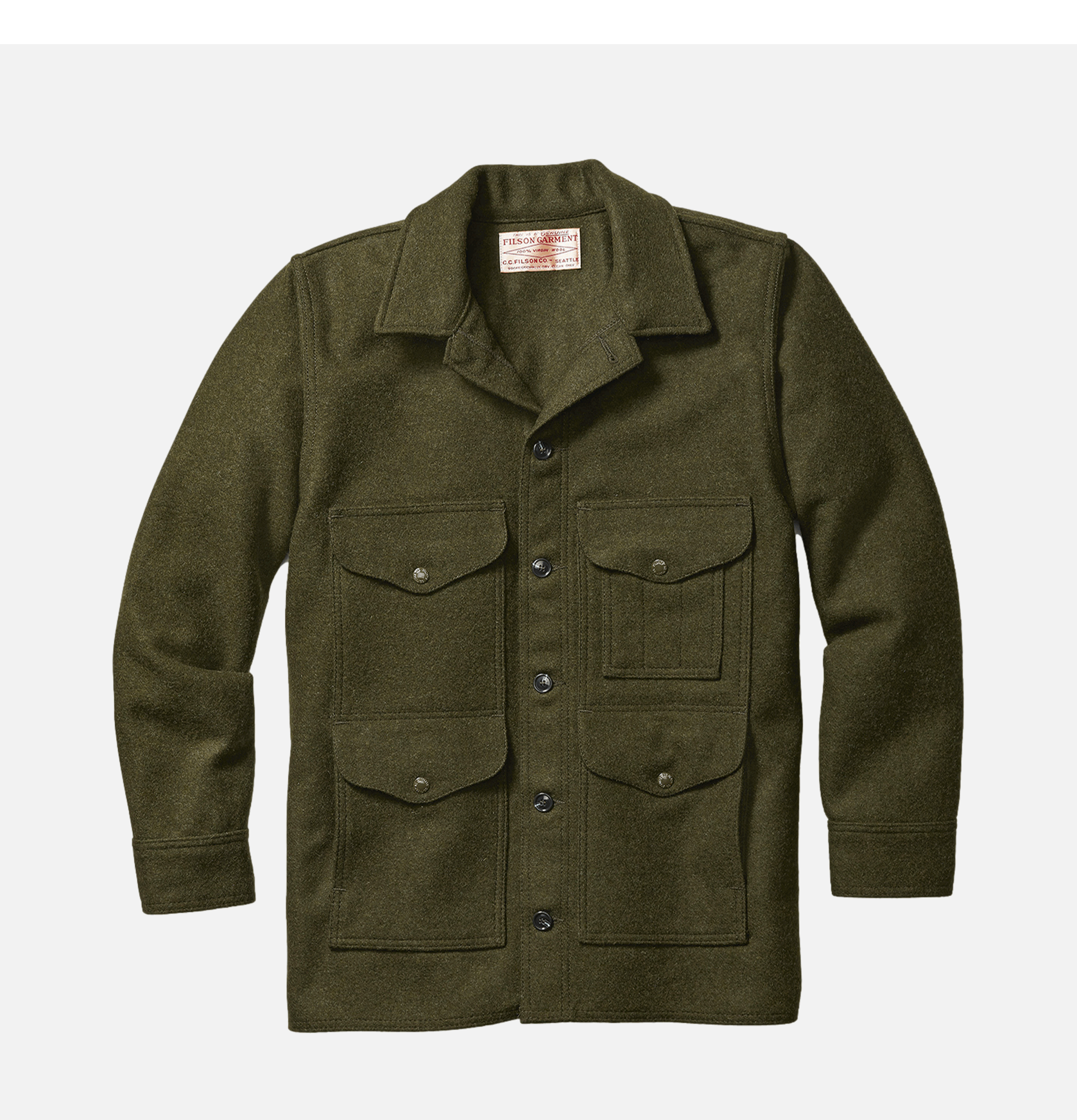 Filson Mackinaw Cruiser Forest Green