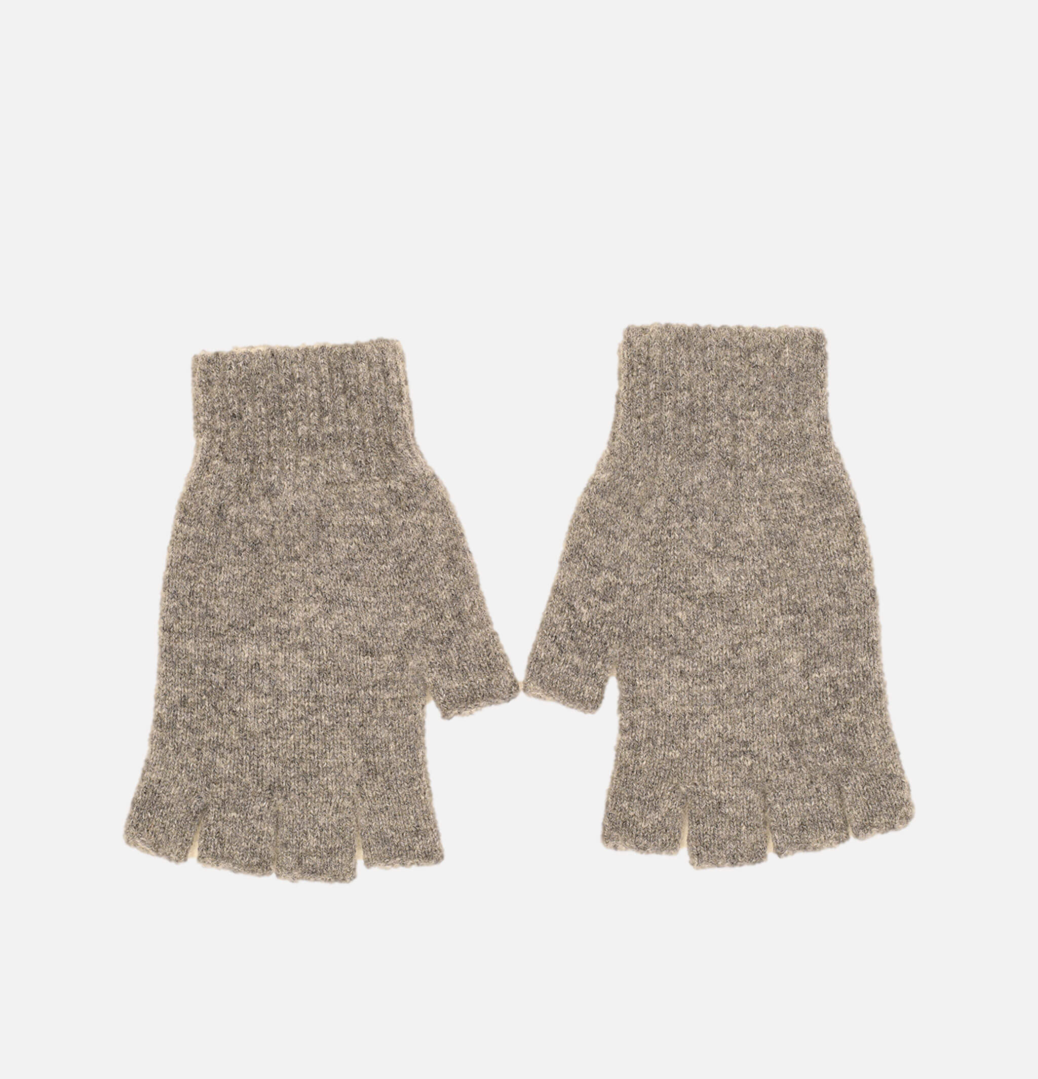 Mitten Wool Grey Mix
