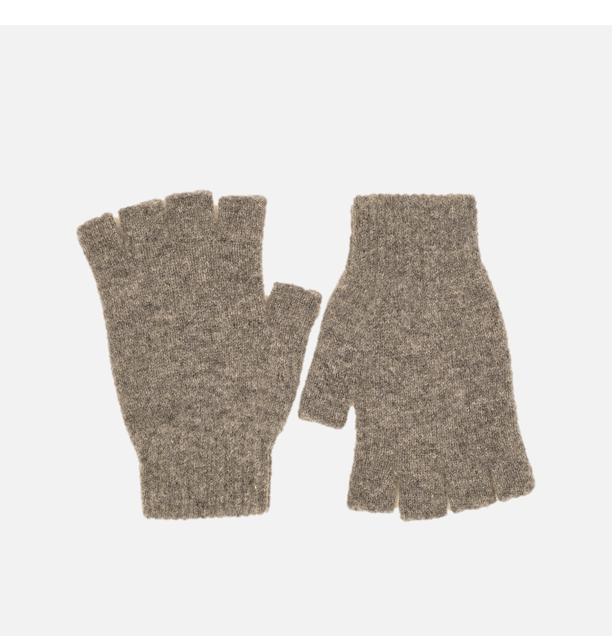 Mitten Wool Grey Mix