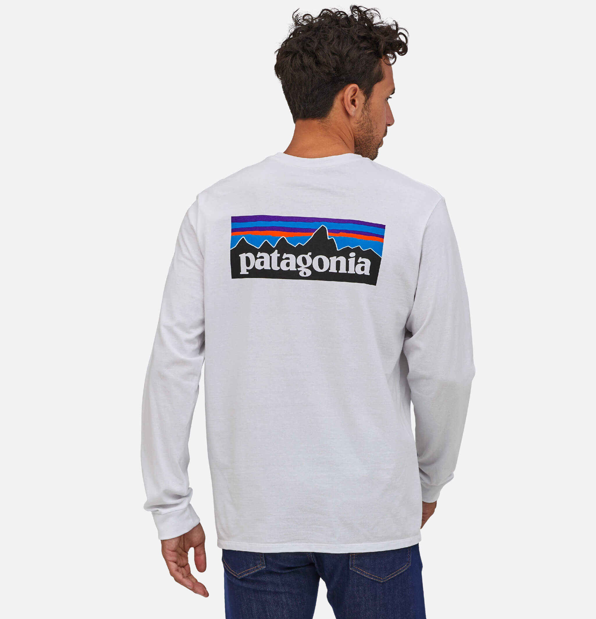 T-shirt P6 Logo LS White