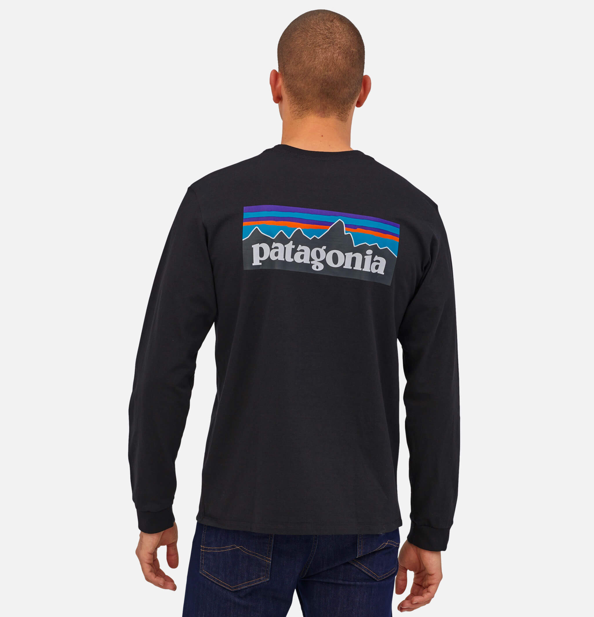 Patagonia T-Shirt P6 Logo Noir