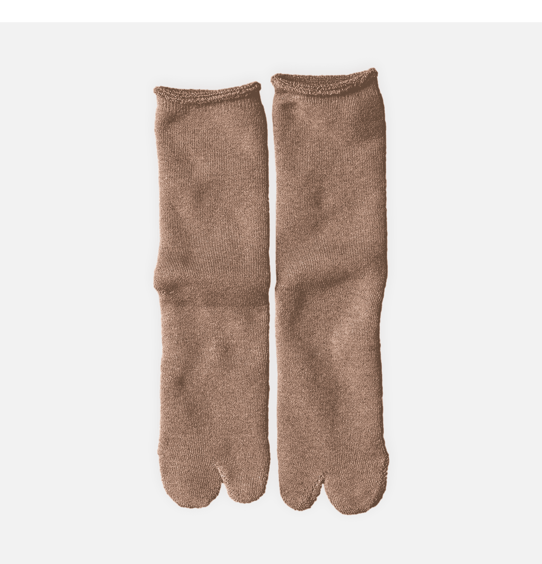 Chaussettes Tabi Pile Brown