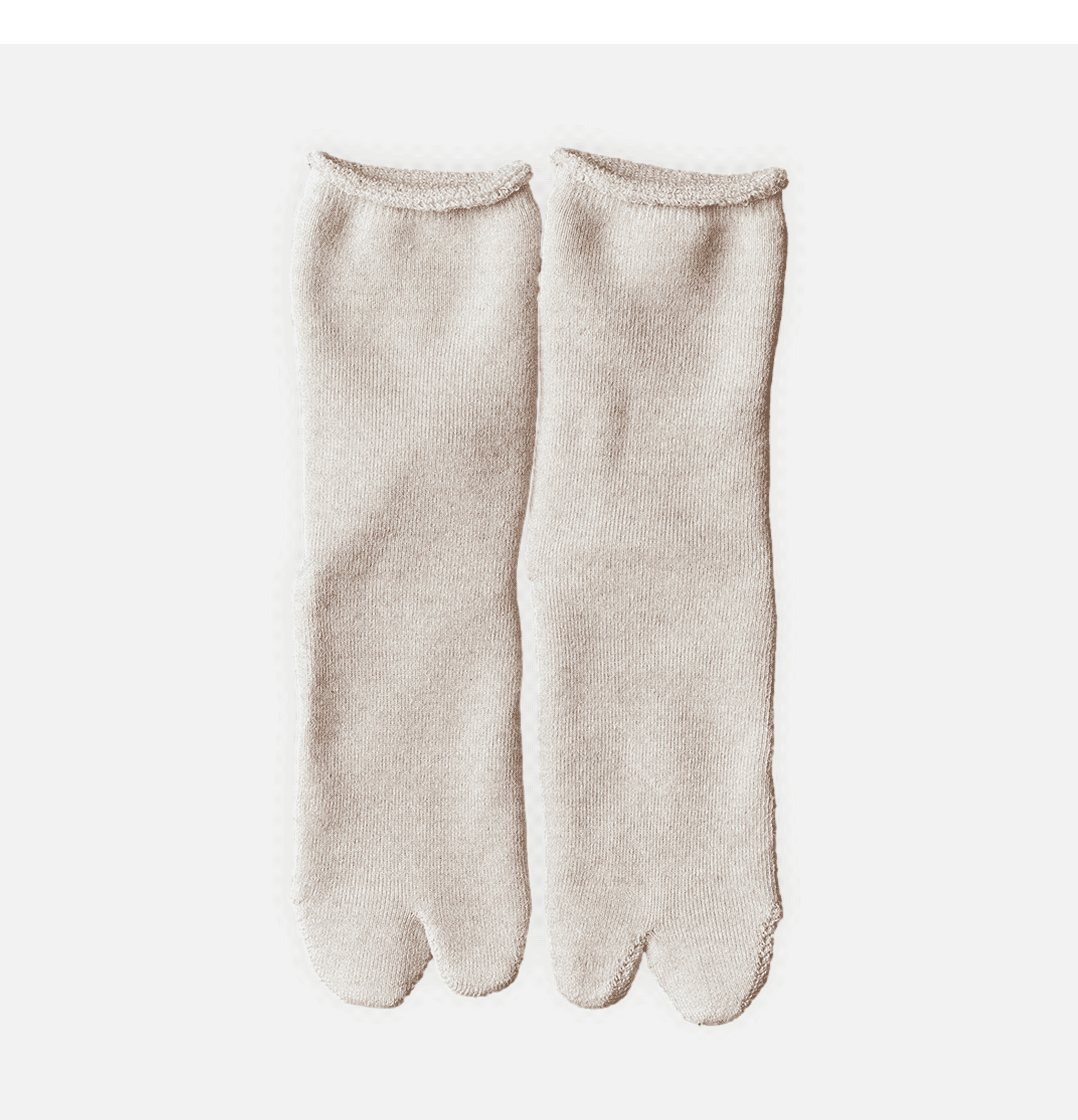 Tabi Pile Socks Natural
