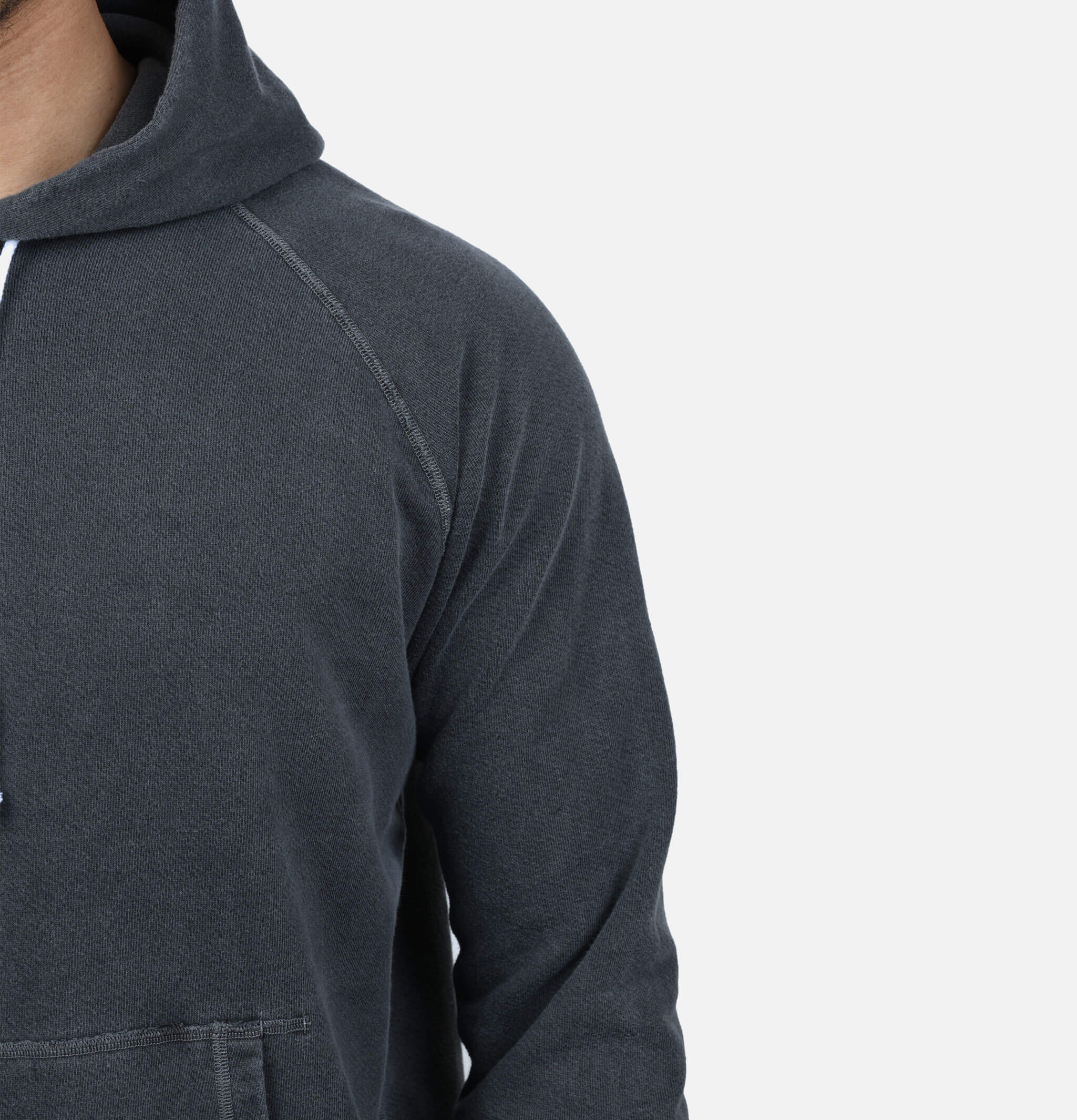 Good On Japan Pullover Hooded Sweat Pigment Dyed Black