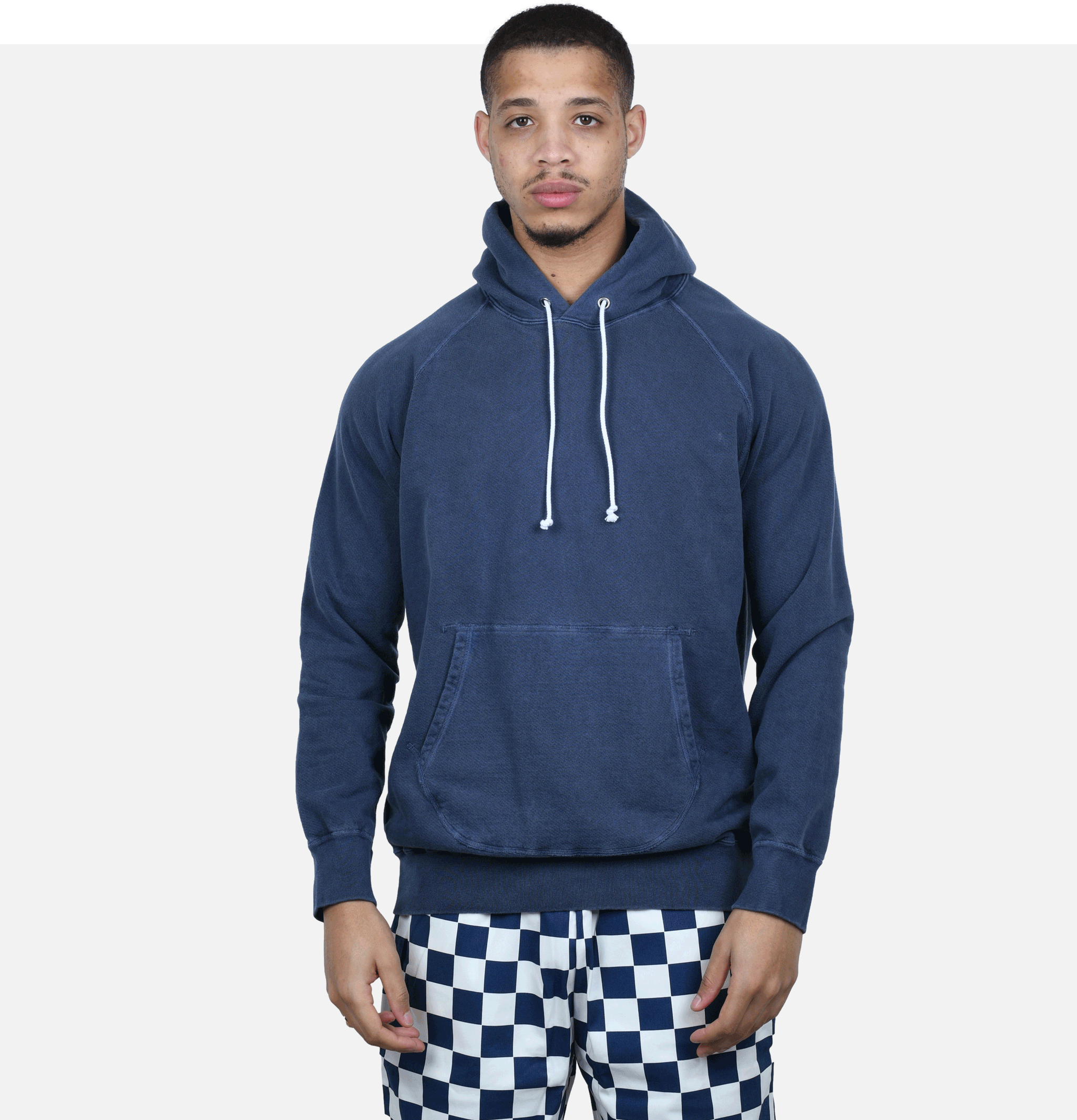 Pullover Hood Sweat Navy