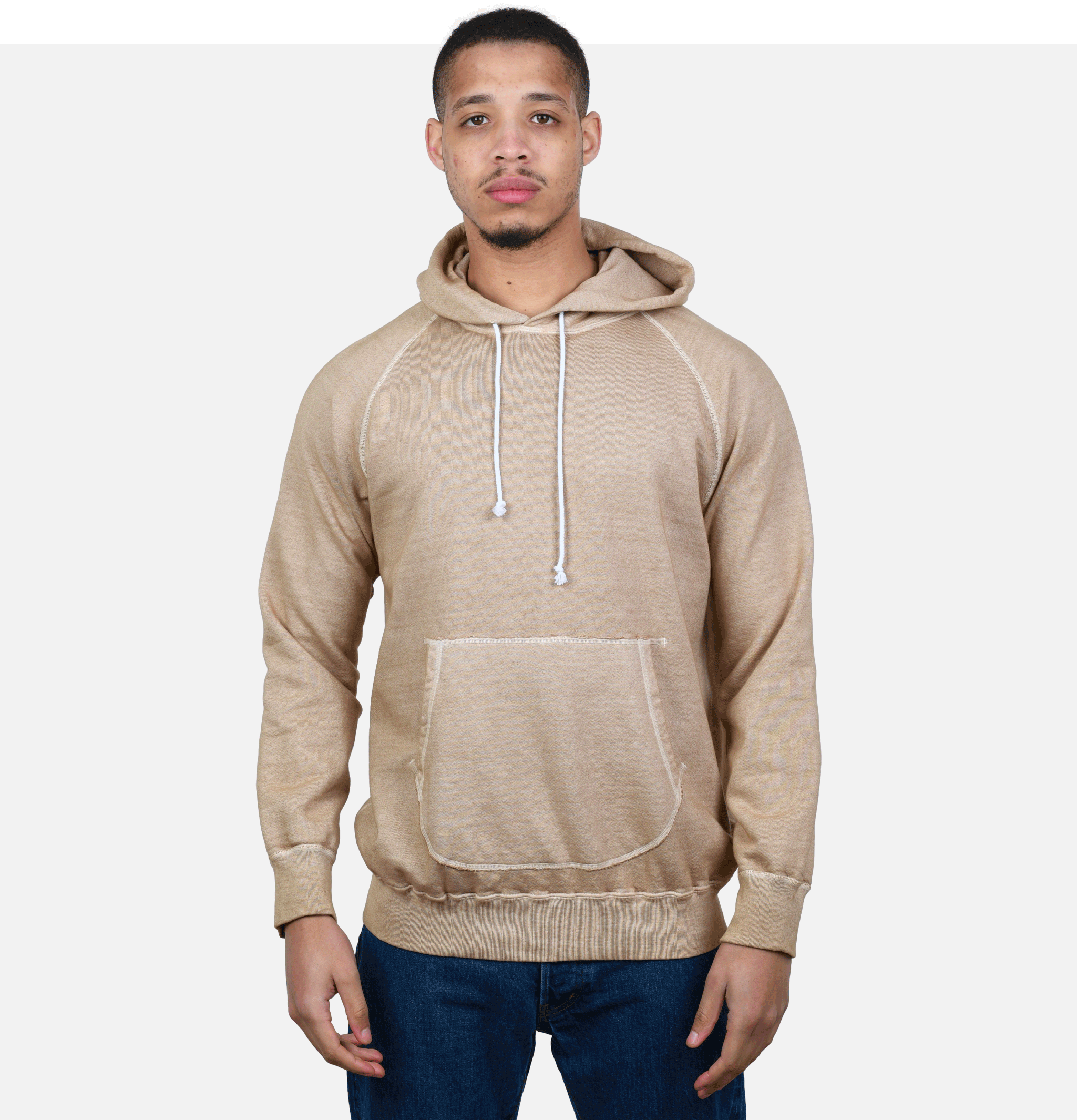 Good On Japan Pullover Hooded Sweat Latte