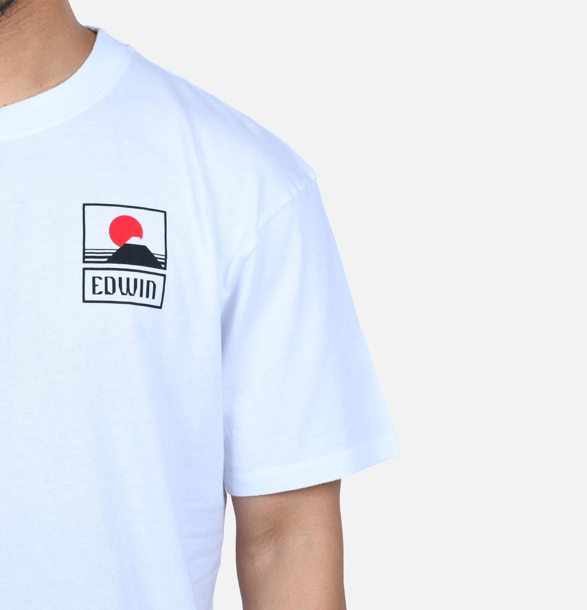 T-shirt Sunset On Mont Fuji White