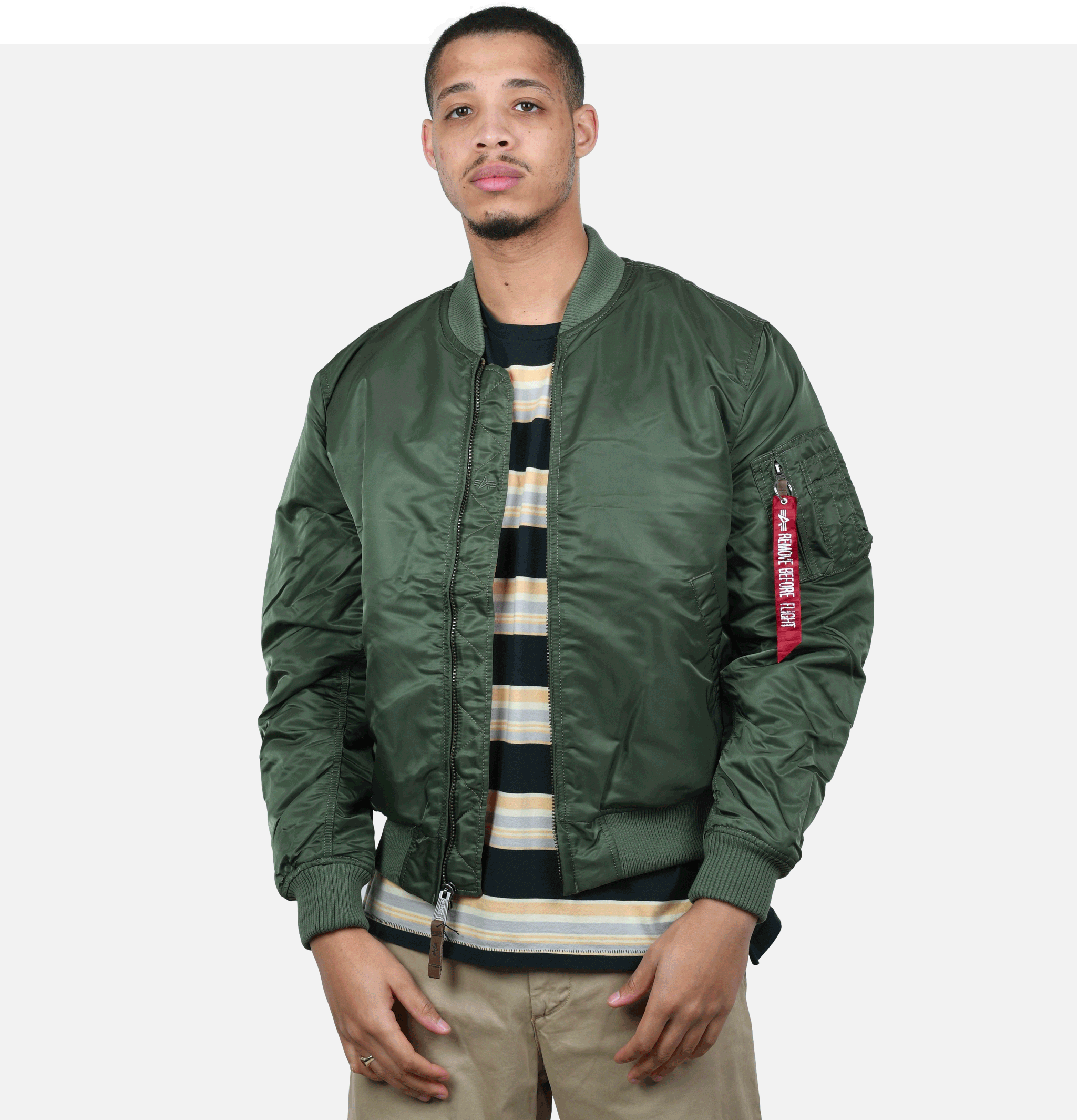 Alpha Bomber MA-1 Flight Sage Green