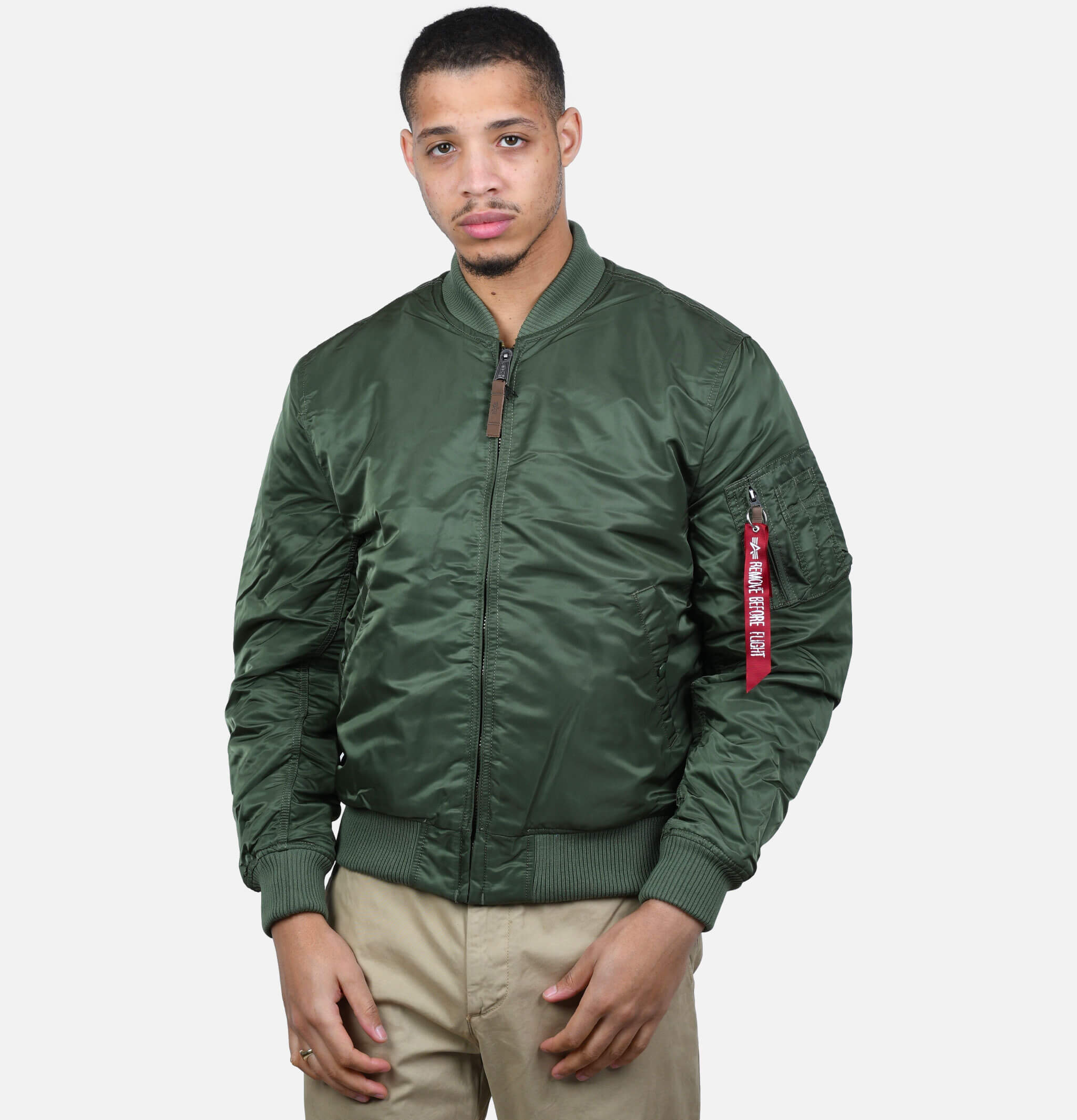 Alpha Industries | Ma1 Bomber Sage Green | Shop Royalcheese Paris ...