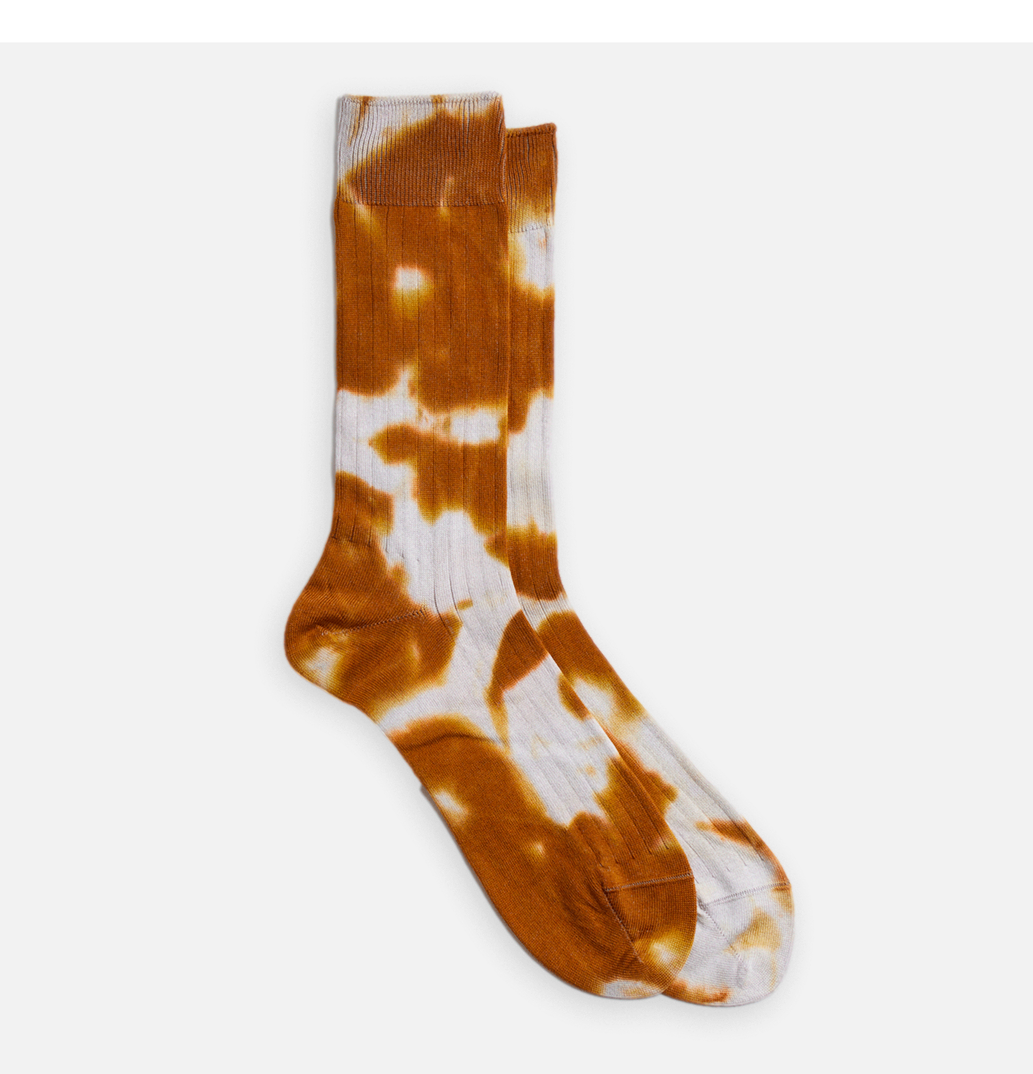 Tie Dye Formal Socks Brown