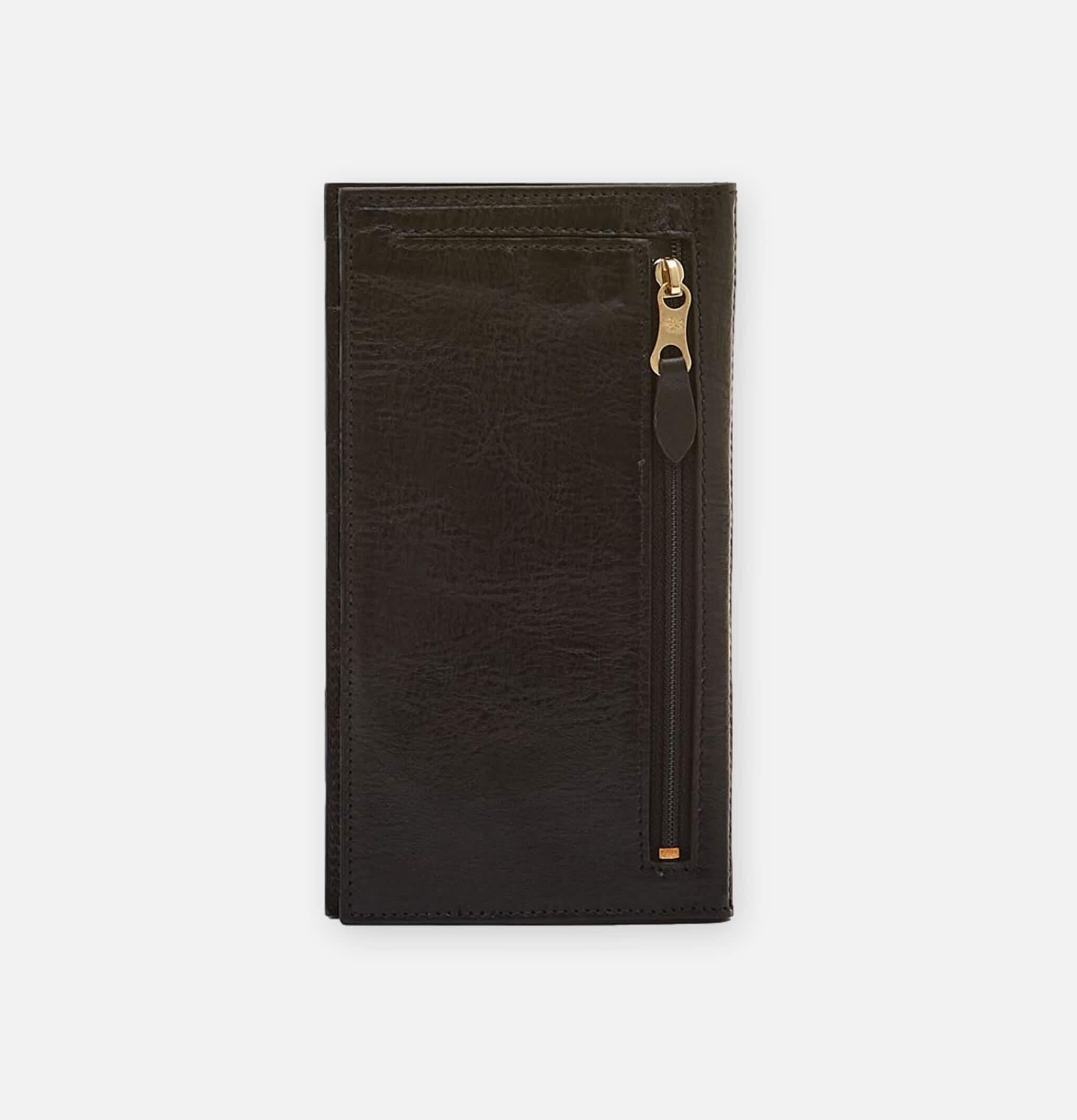 IL Bisonte Credit Card Holder Black Leather