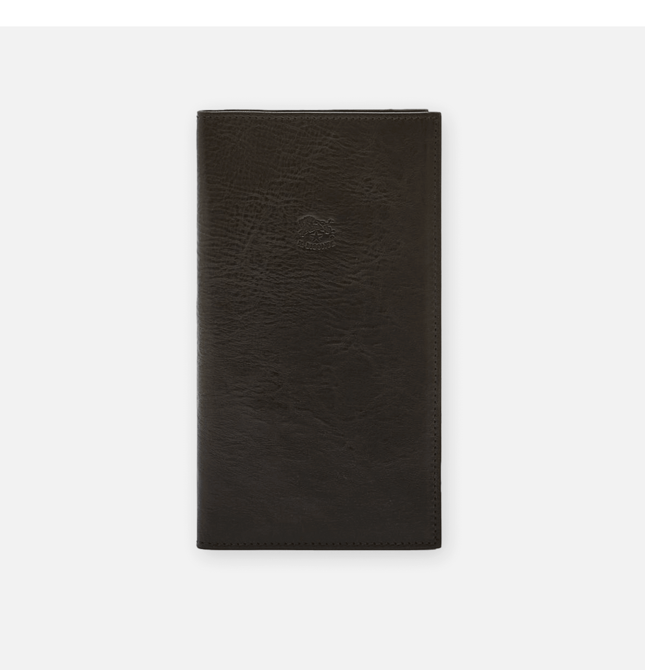 IL Bisonte Credit Card Holder Black Leather