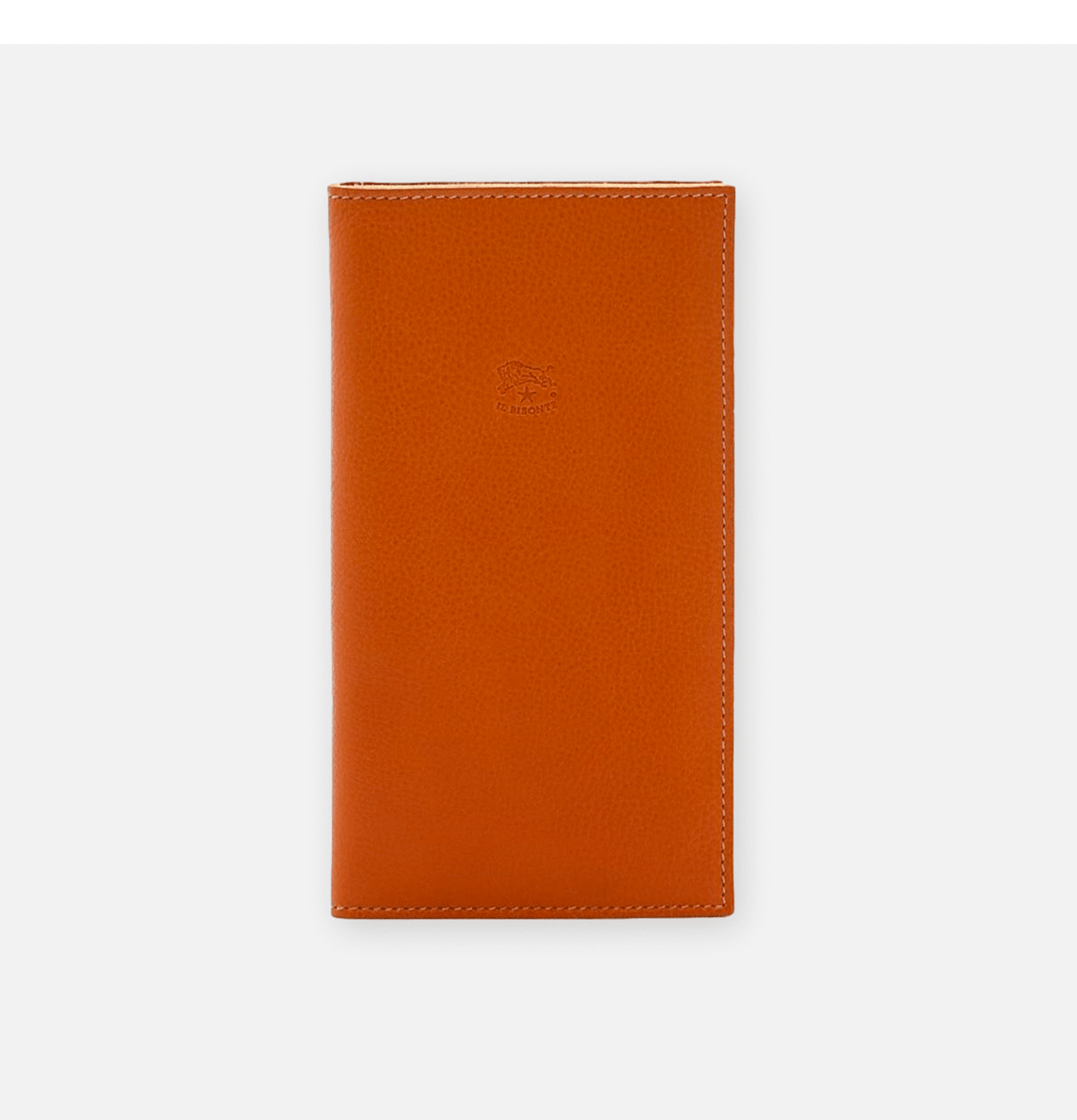 IL Bisonte Credit Card Holder Caramel Leather