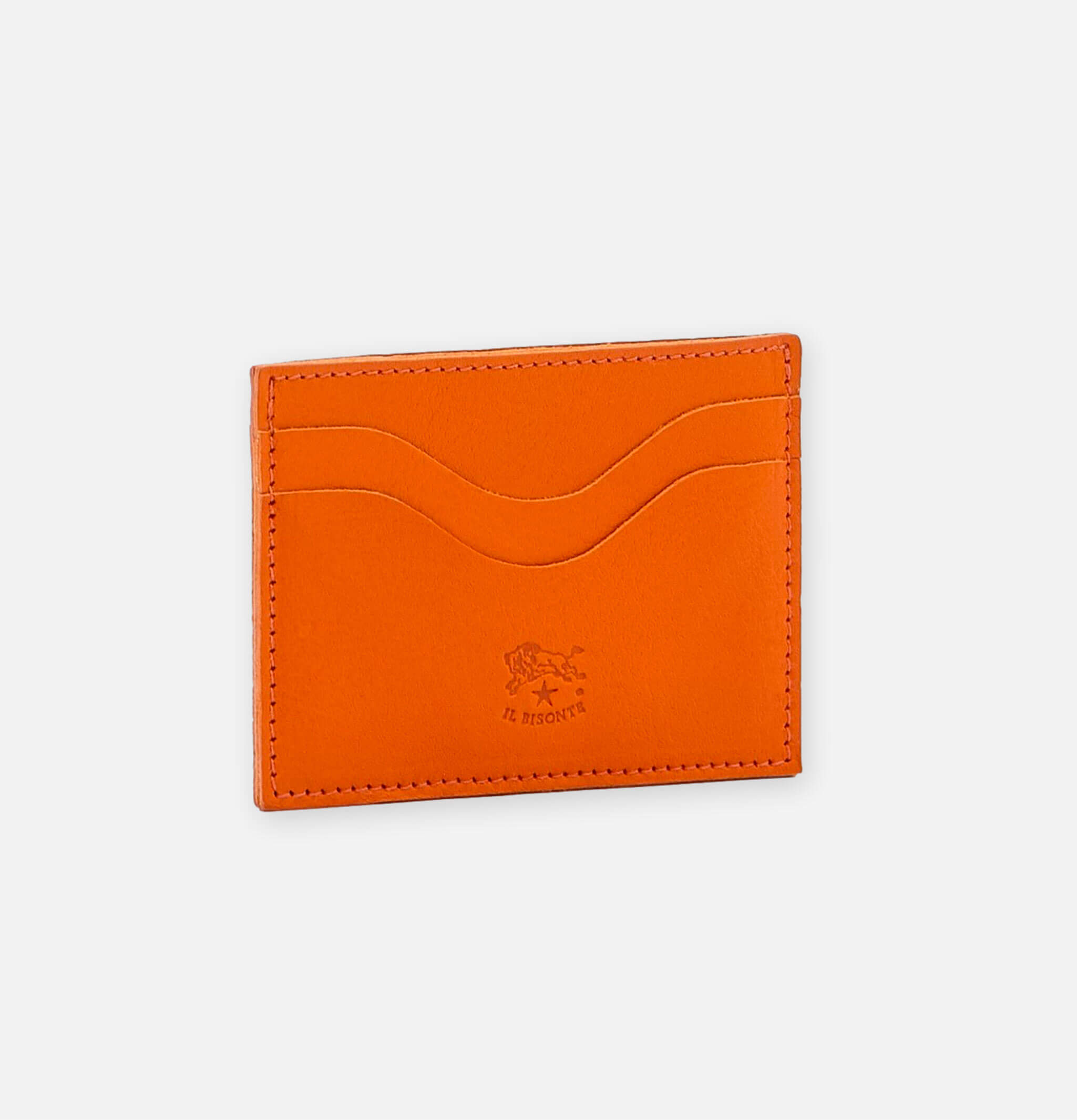 IL Bisonte Cardcase Orange Leather