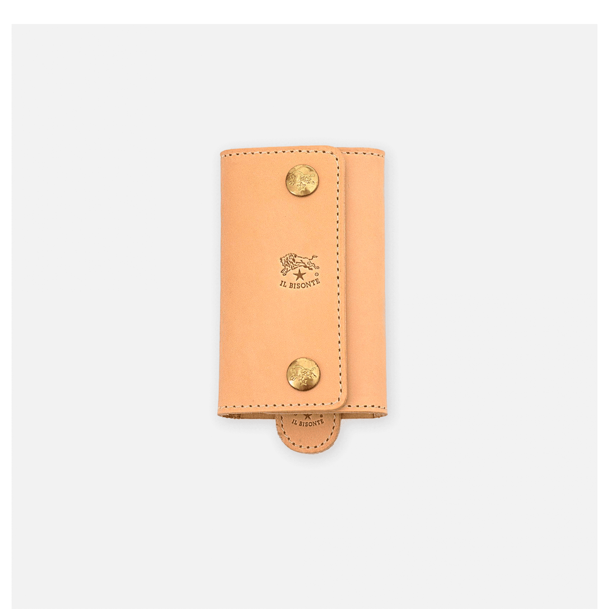 IL Bisonte Key Holder Natural Leather - Paris