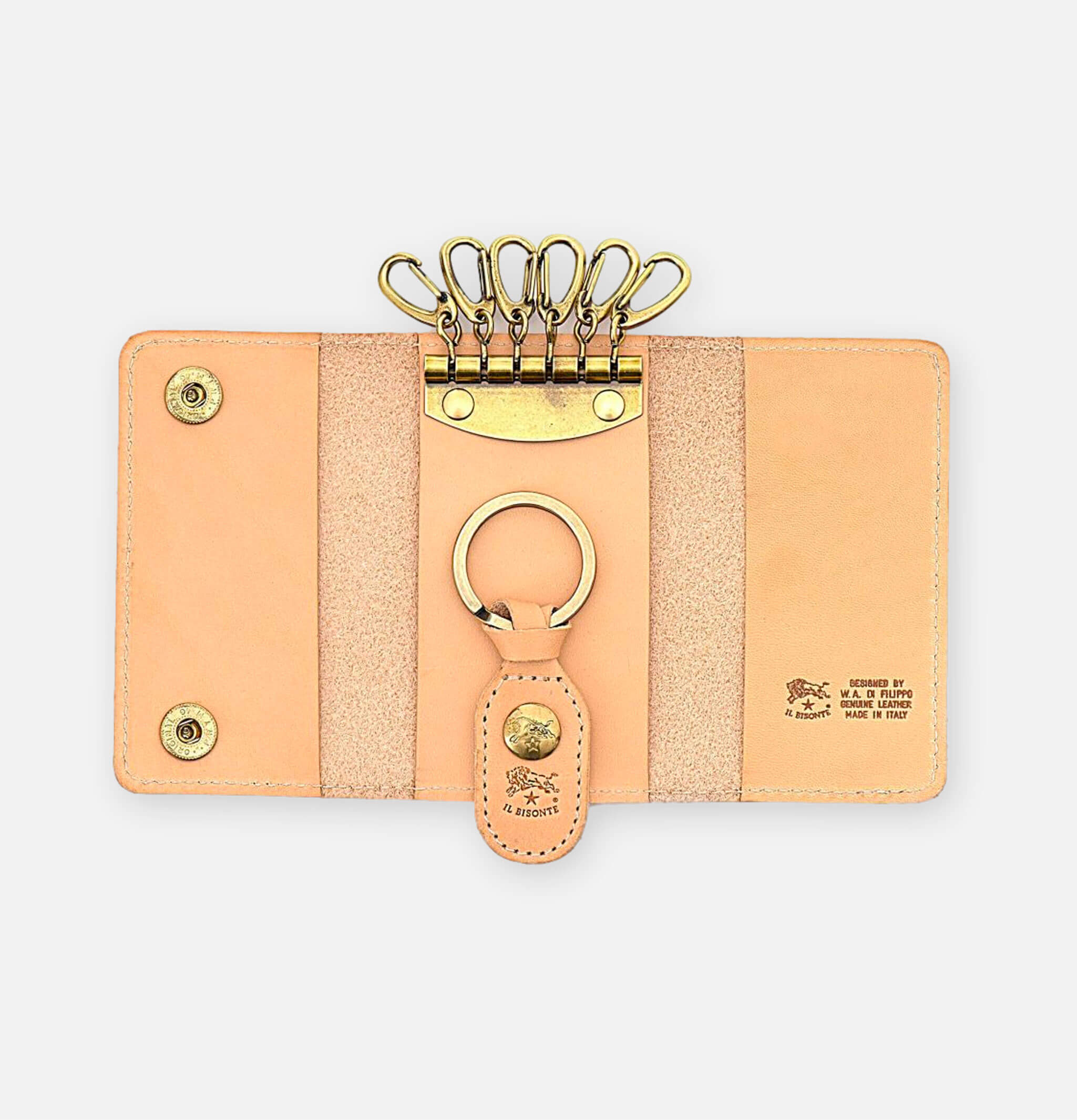 IL Bisonte Key Holder Natural Leather