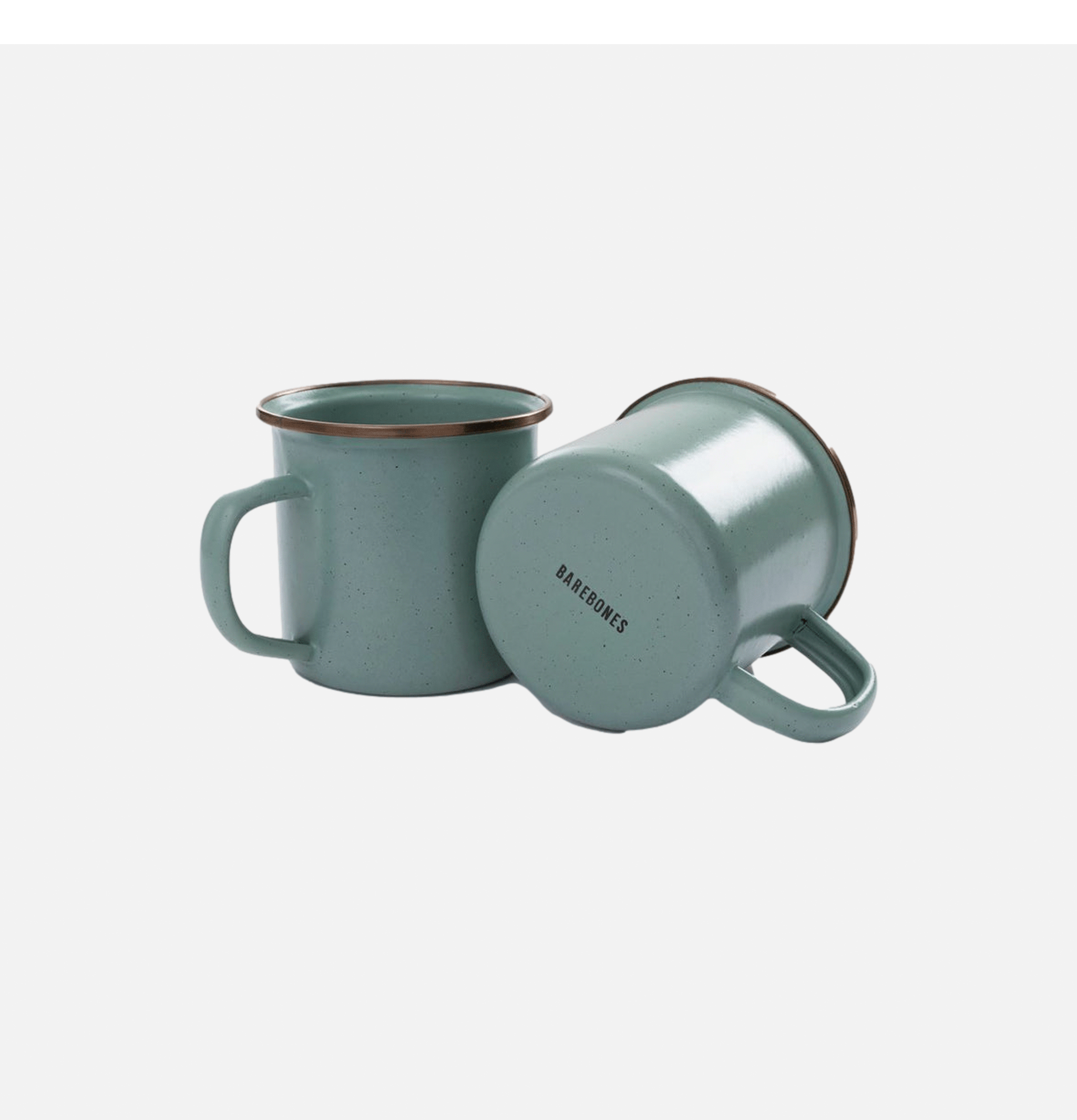 Enamel Cup Set X 2 Mint