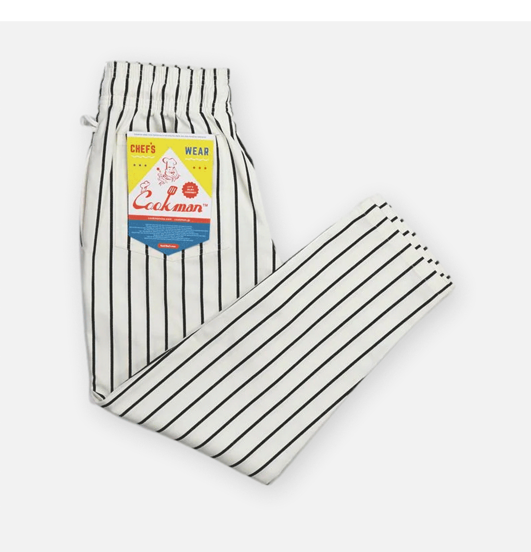 Chef Pant Stripe White