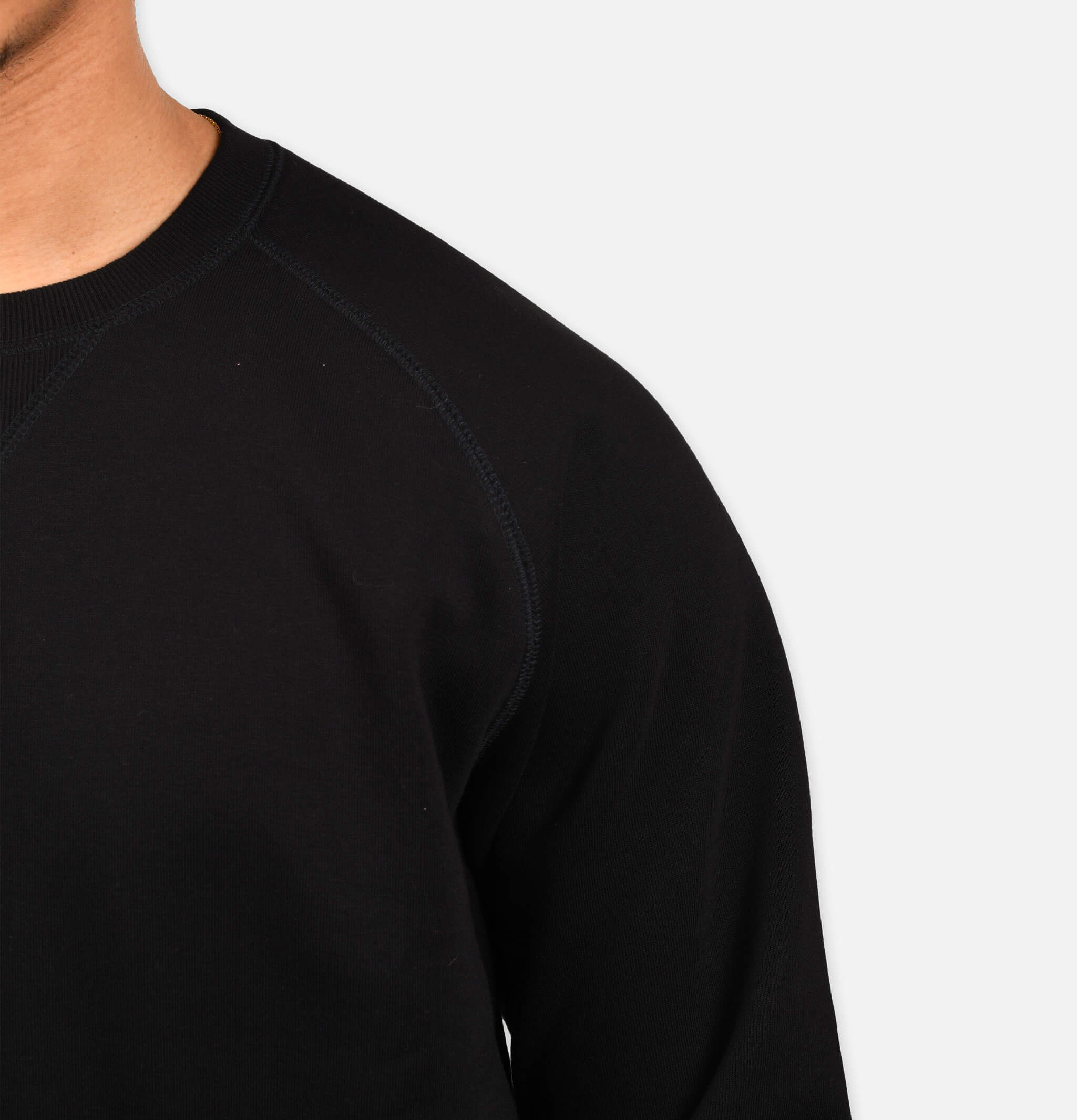 Carhartt WIP Chase Sweatshirt Black.