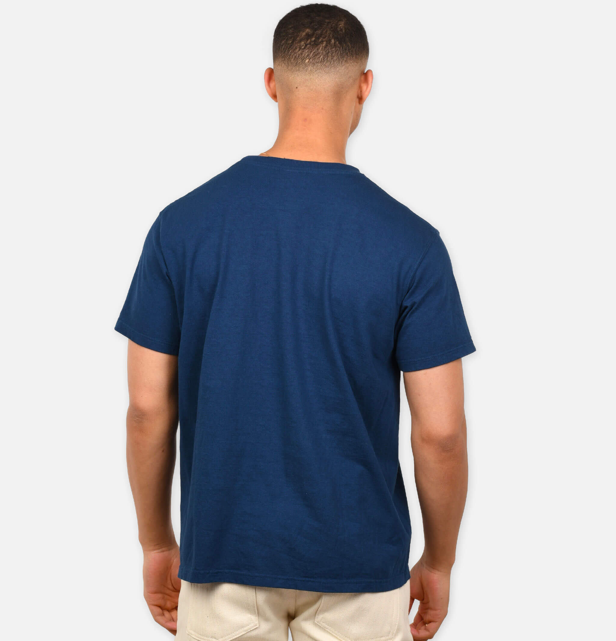 Good On Japan Crew Tee  Unpigmented Lagoon