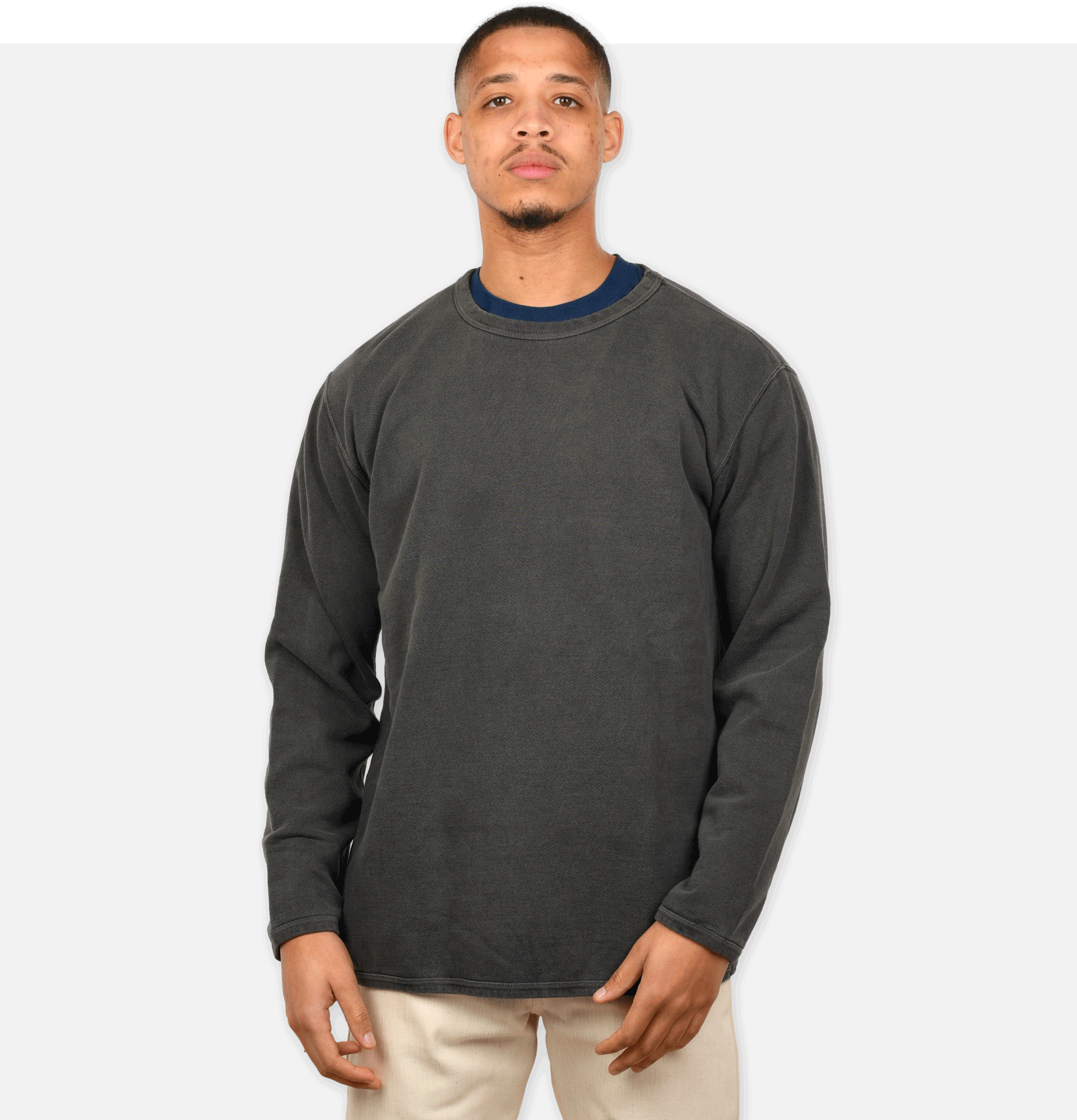 Good On 9oz Crew Sweat Black