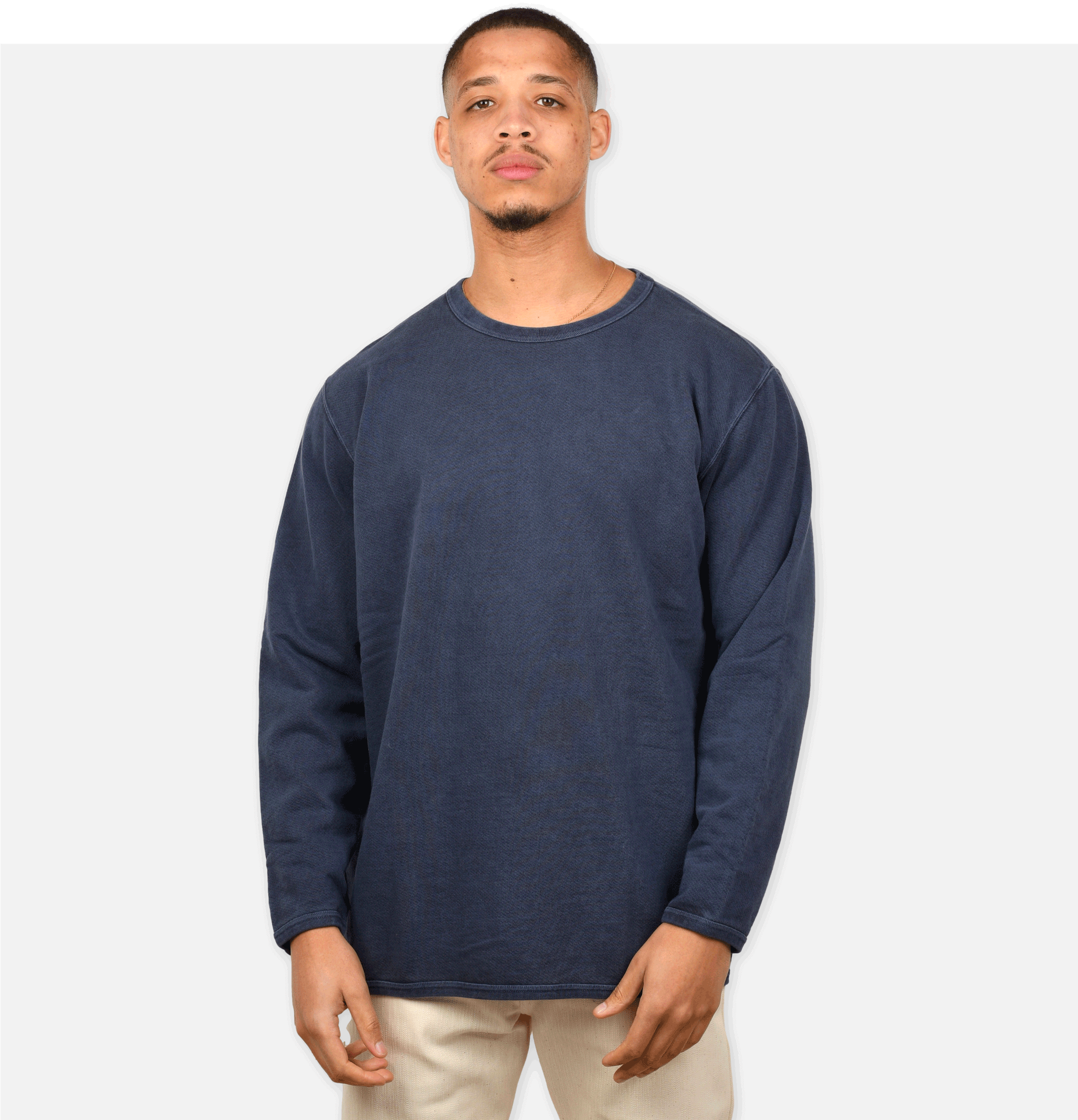 Good On 9oz Crew Sweat Navy