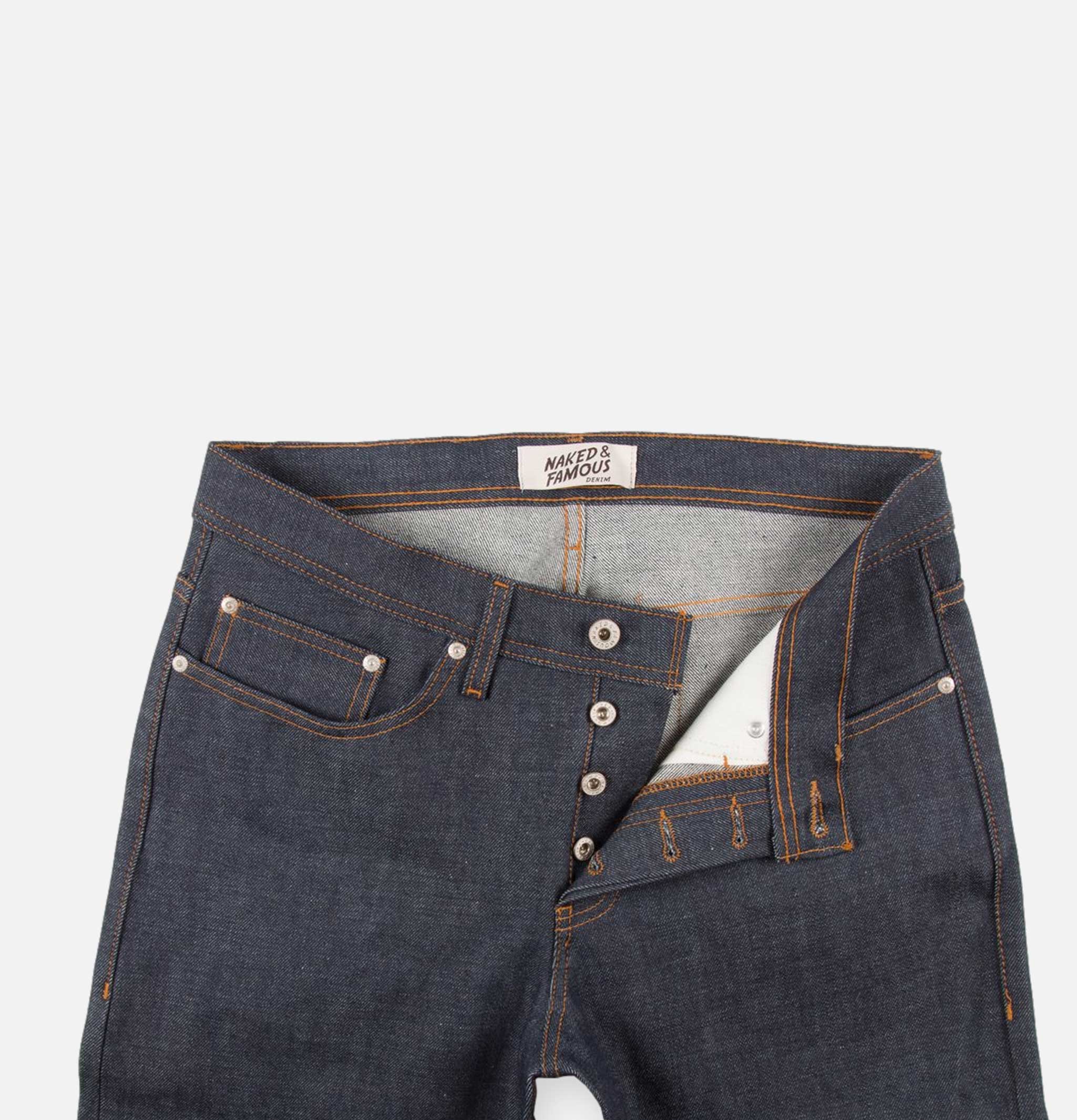 Jean Naked & Famous Weird Guy Dirty Fade