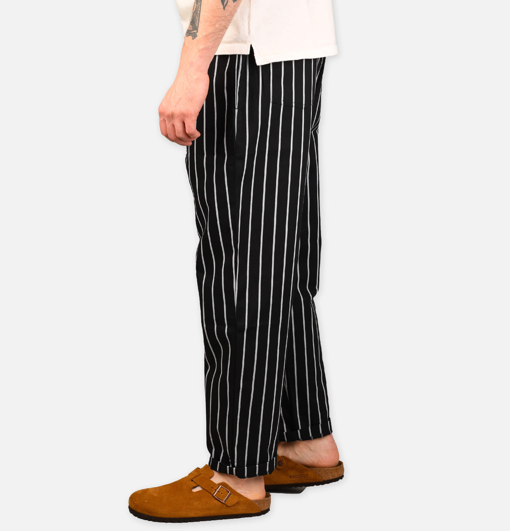 Chef Pant Stripe Black