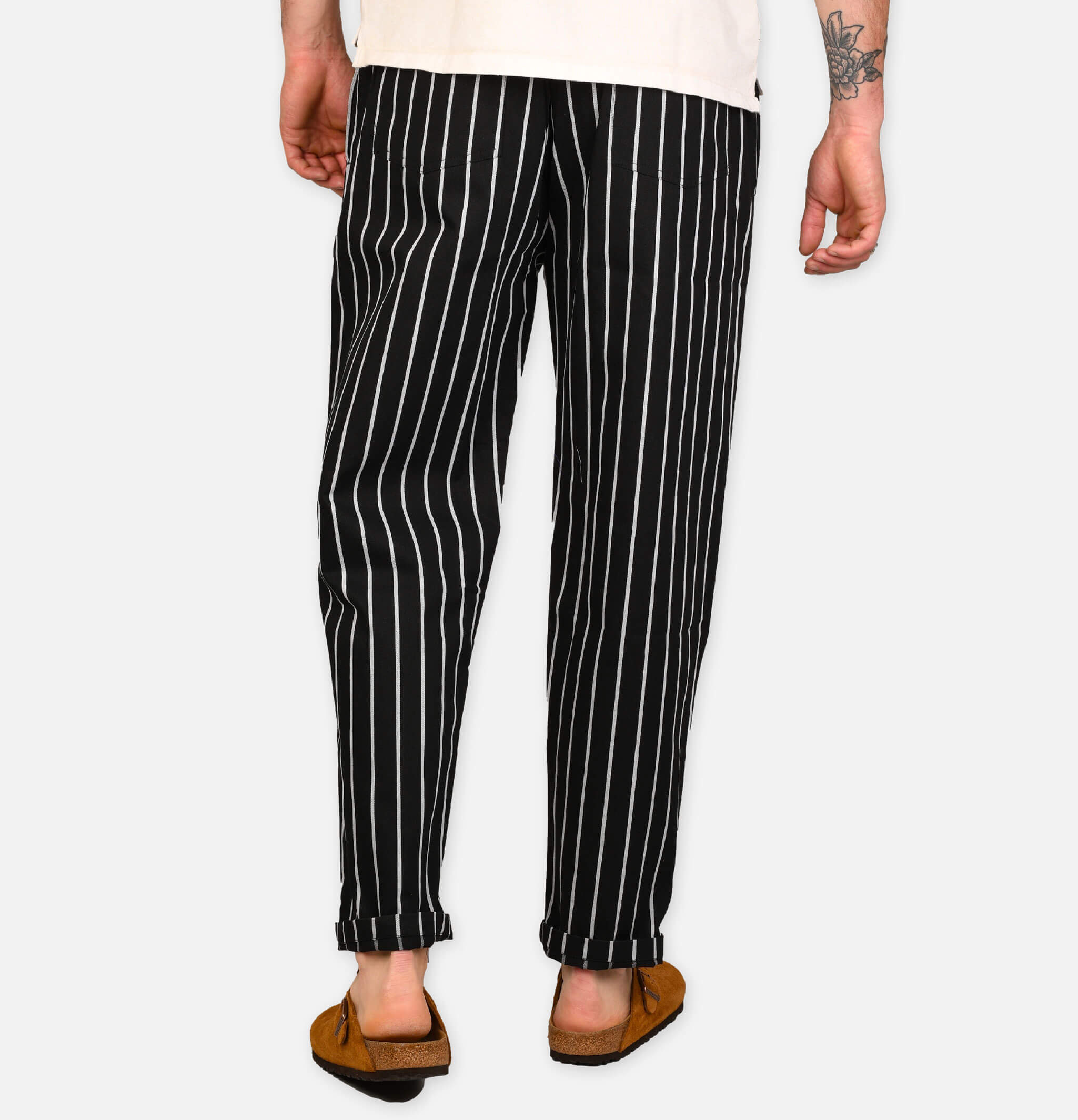 Chef Pant Stripe Black