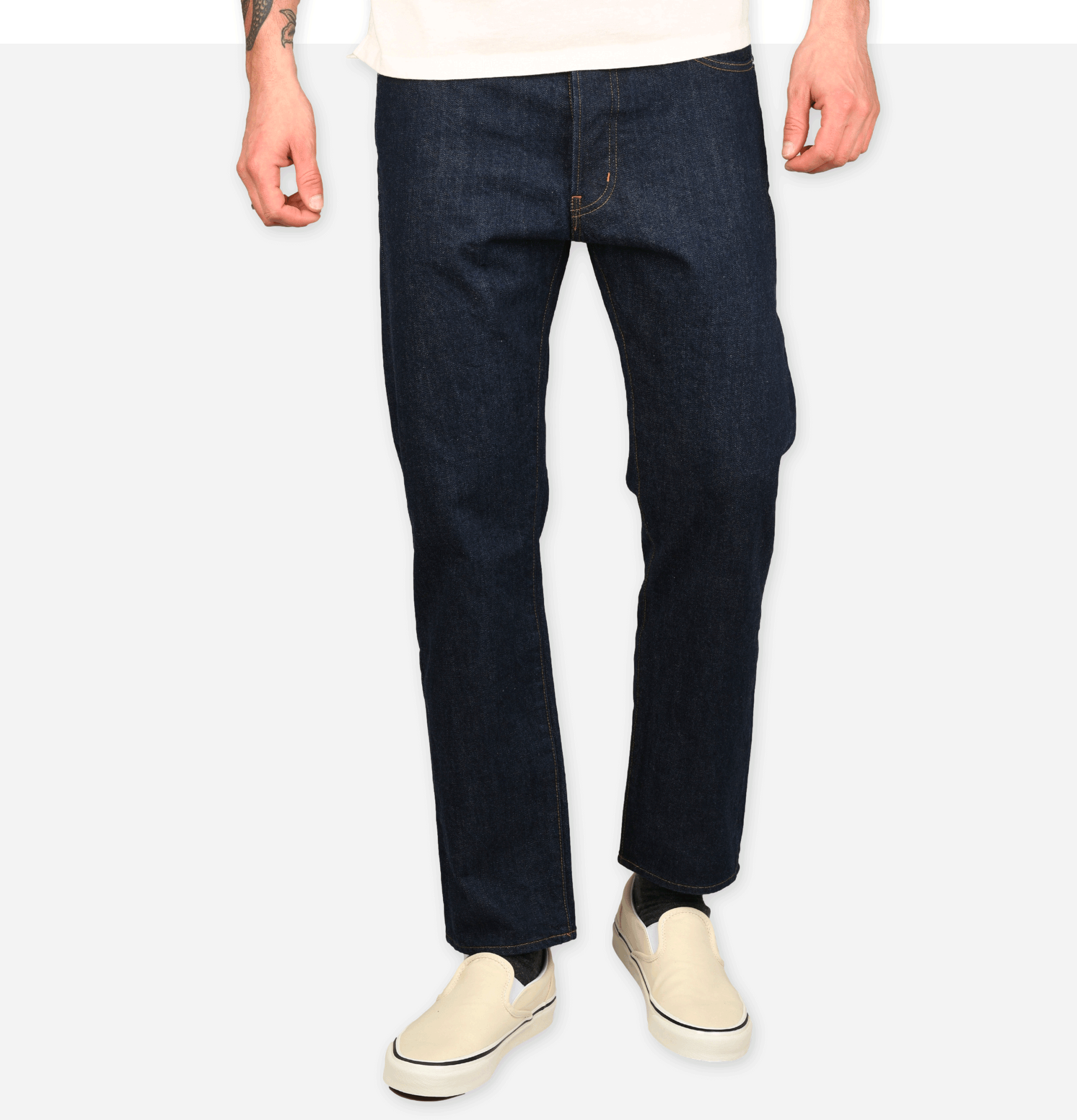 Ankle Jeans One Wash Denim
