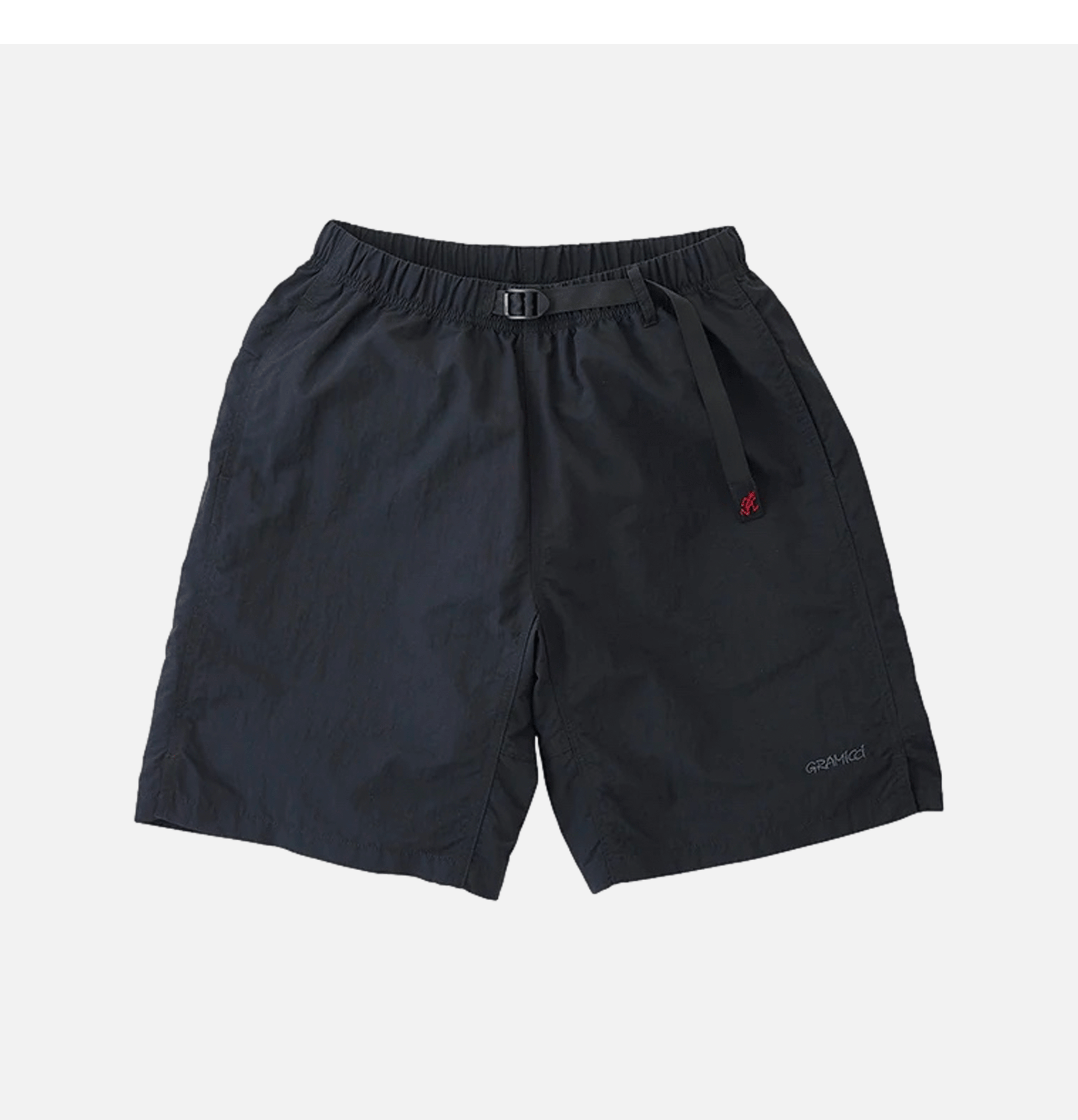 Nylon Packable Shorts Black