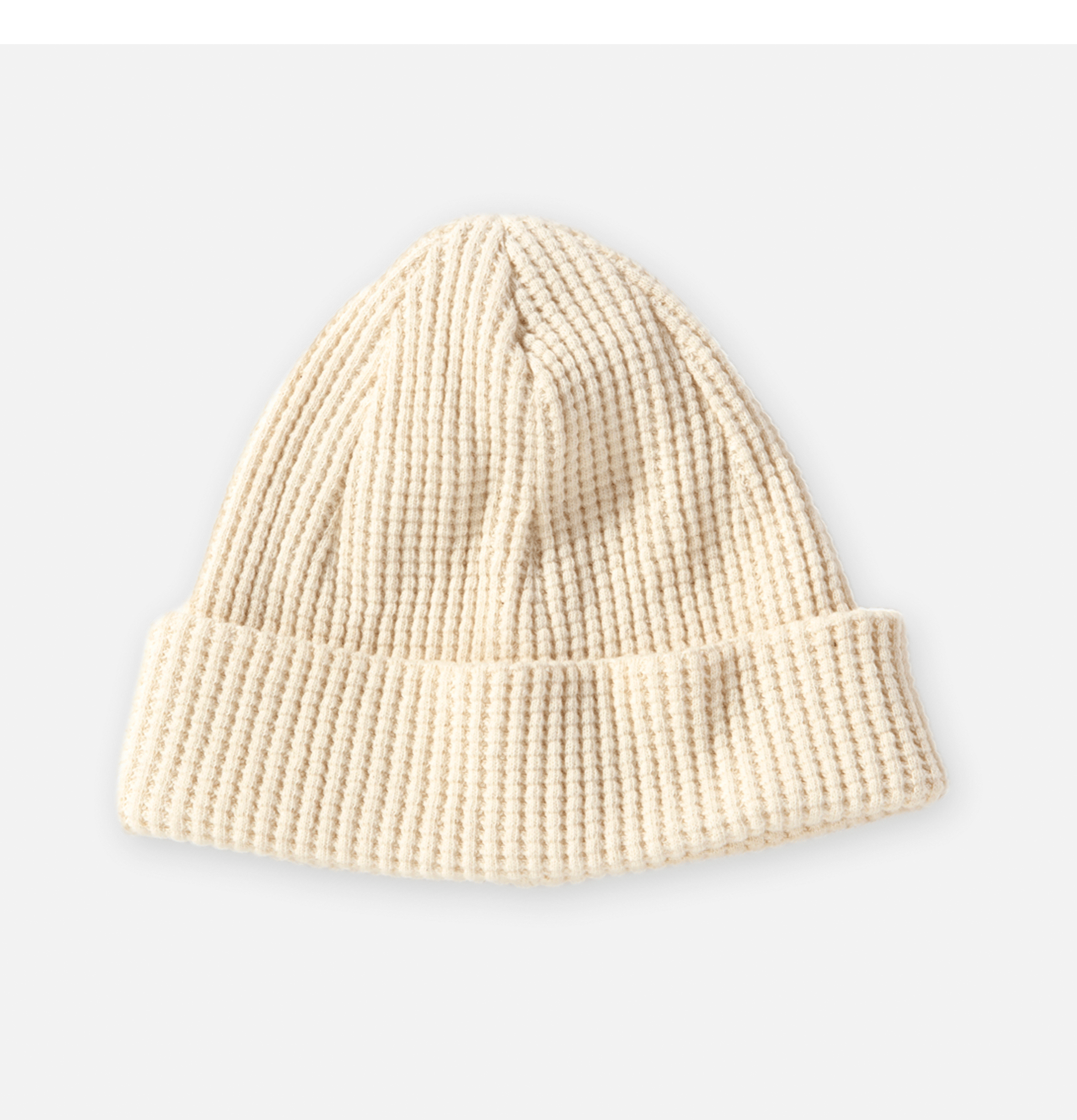 Bonnet Waffle Cap Ecru