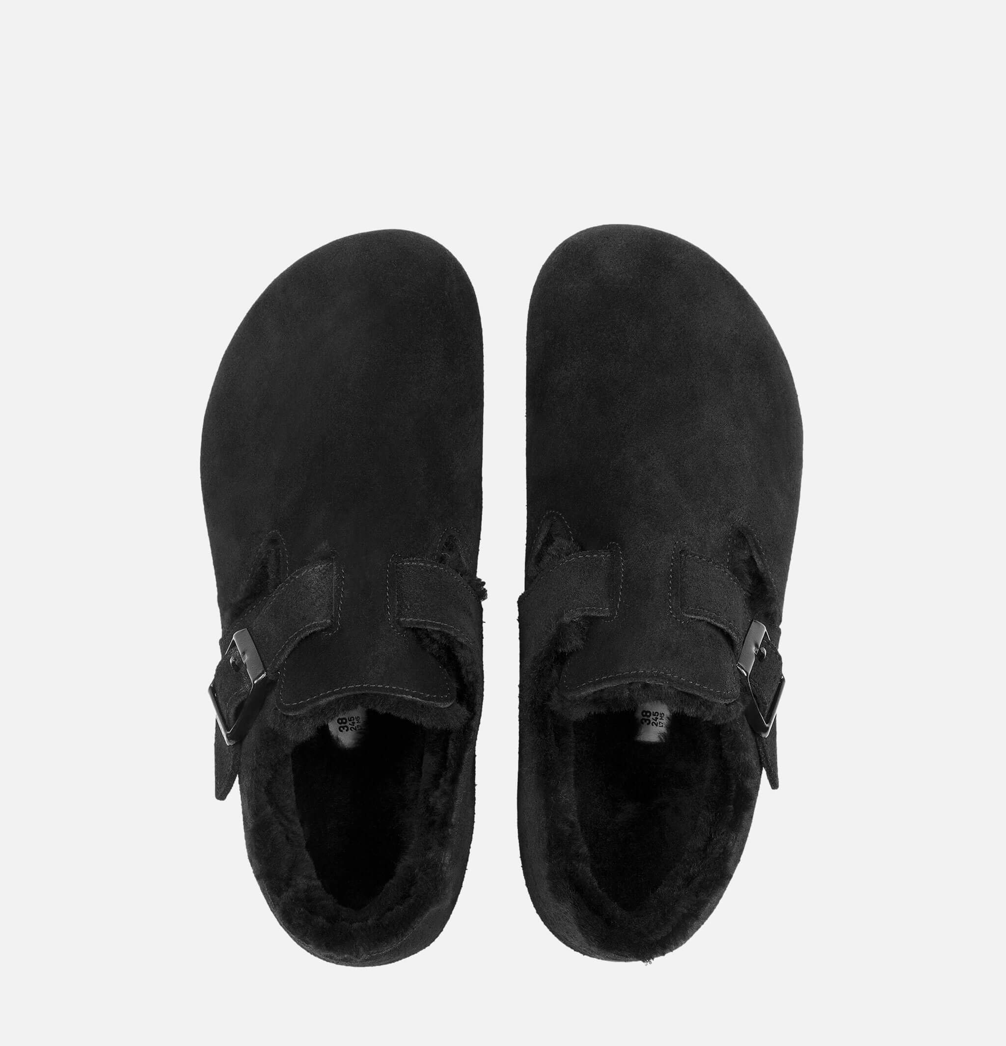 Birkenstock London Shearling Black