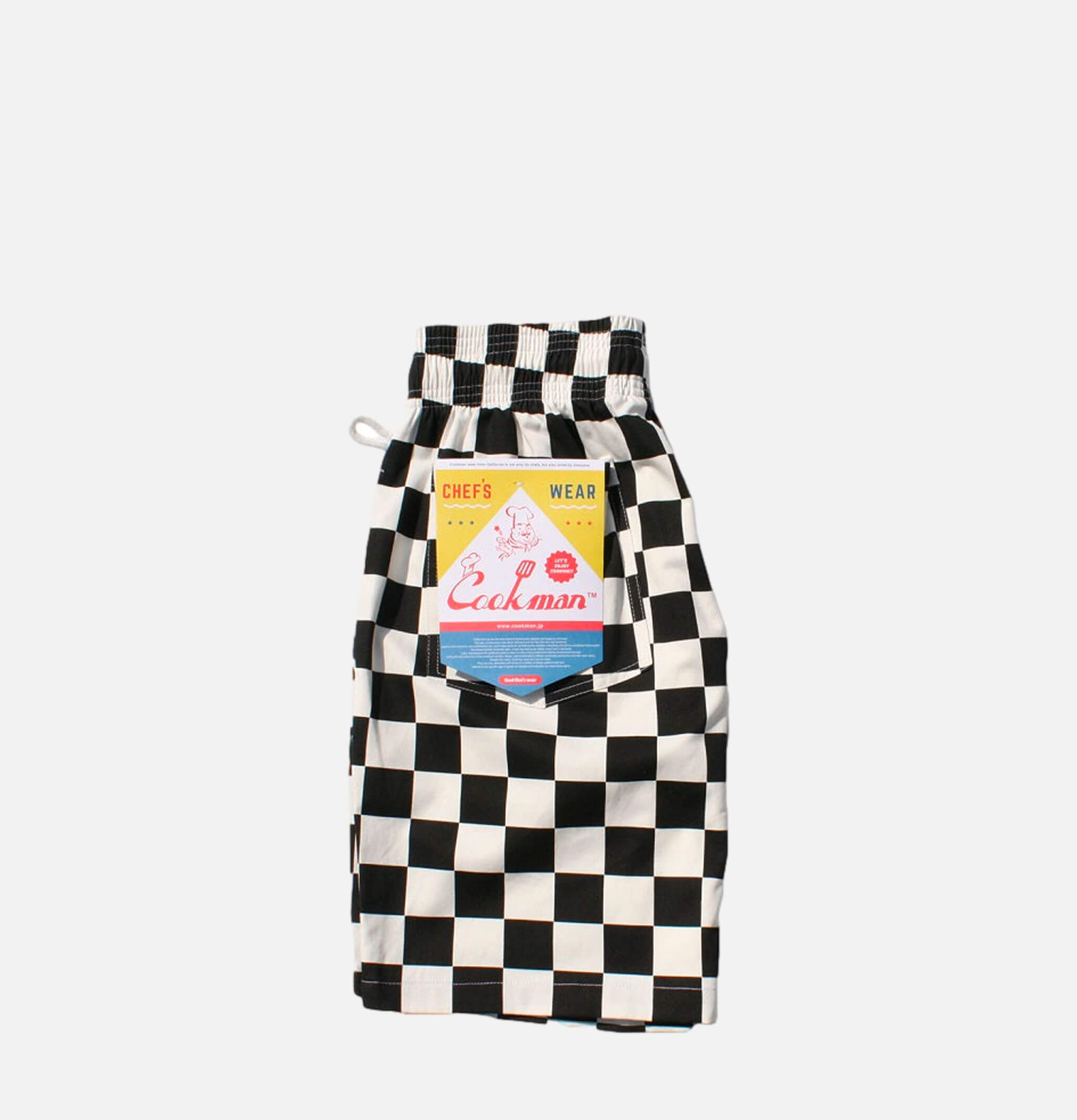 Chef Short Checker Black