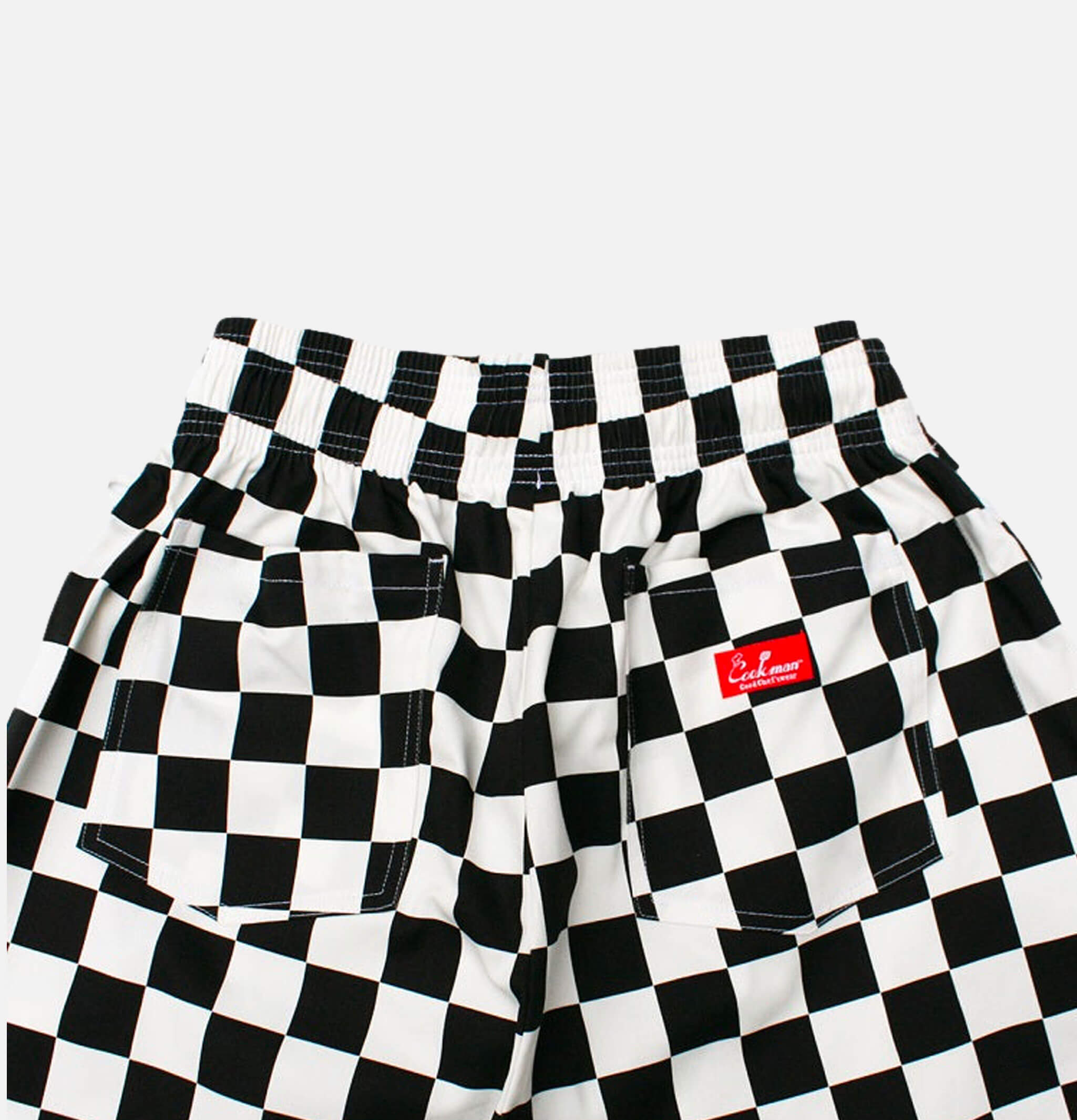 Chef Short Checker Black