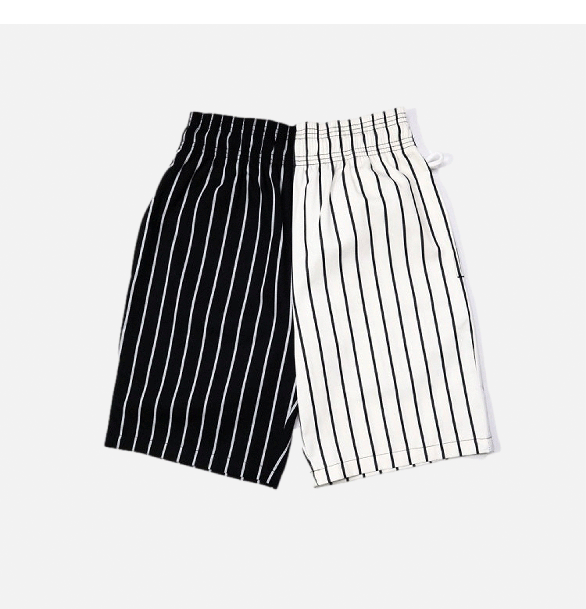 Chef Short Stripes Black/white