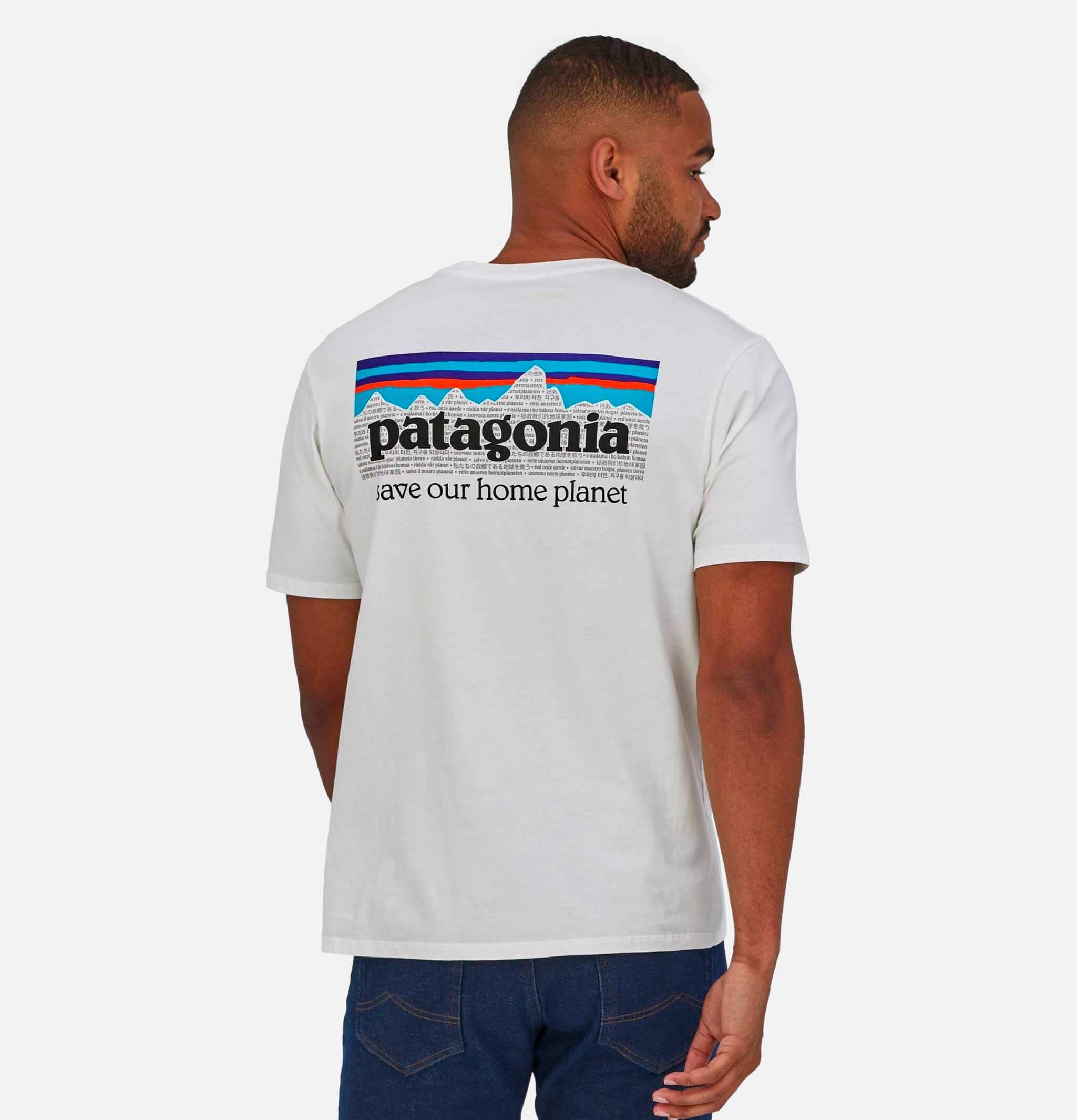 T-shirt Patagonia Mission White