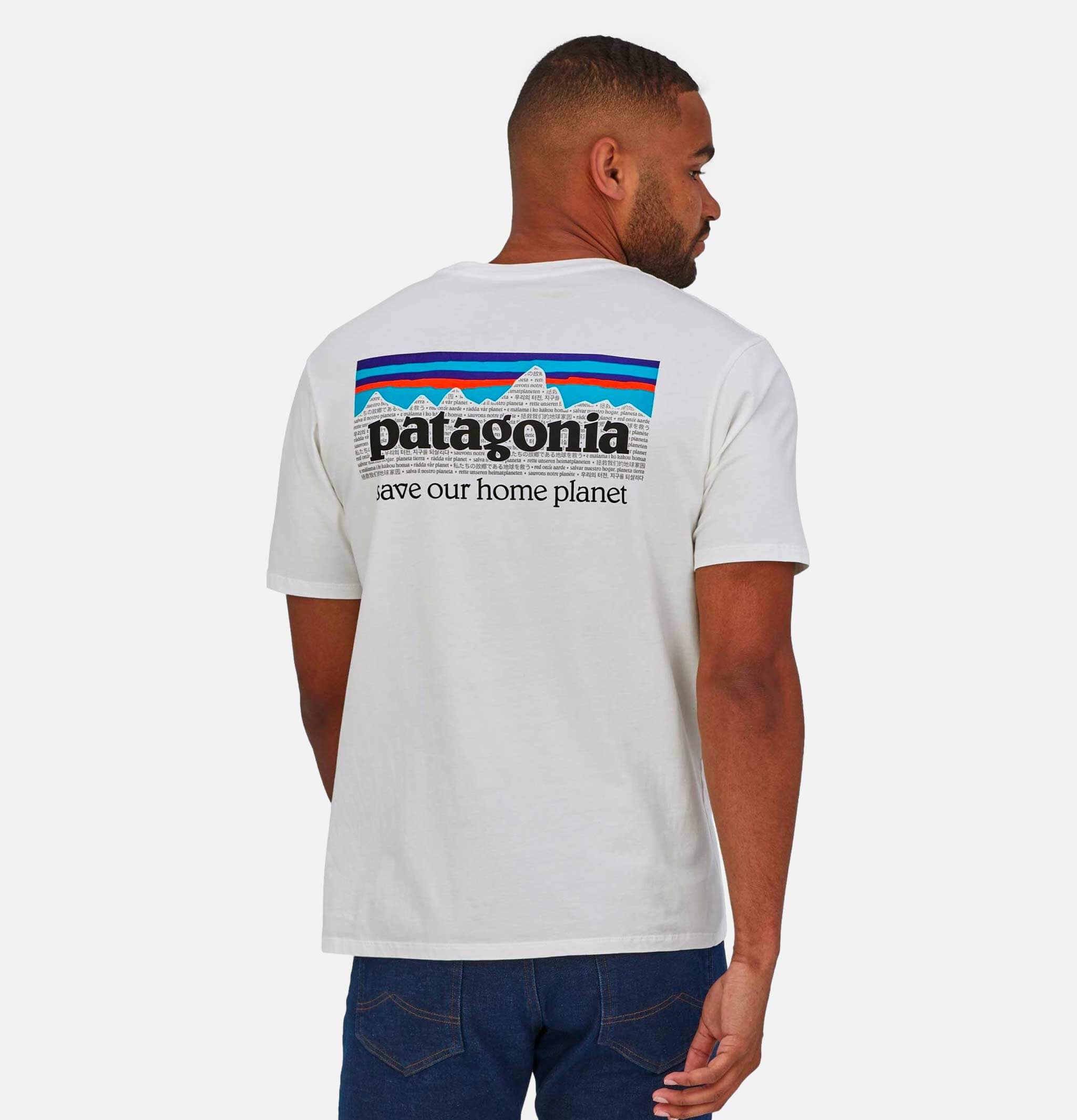 Patagonia P6 Mission T-Shirt White