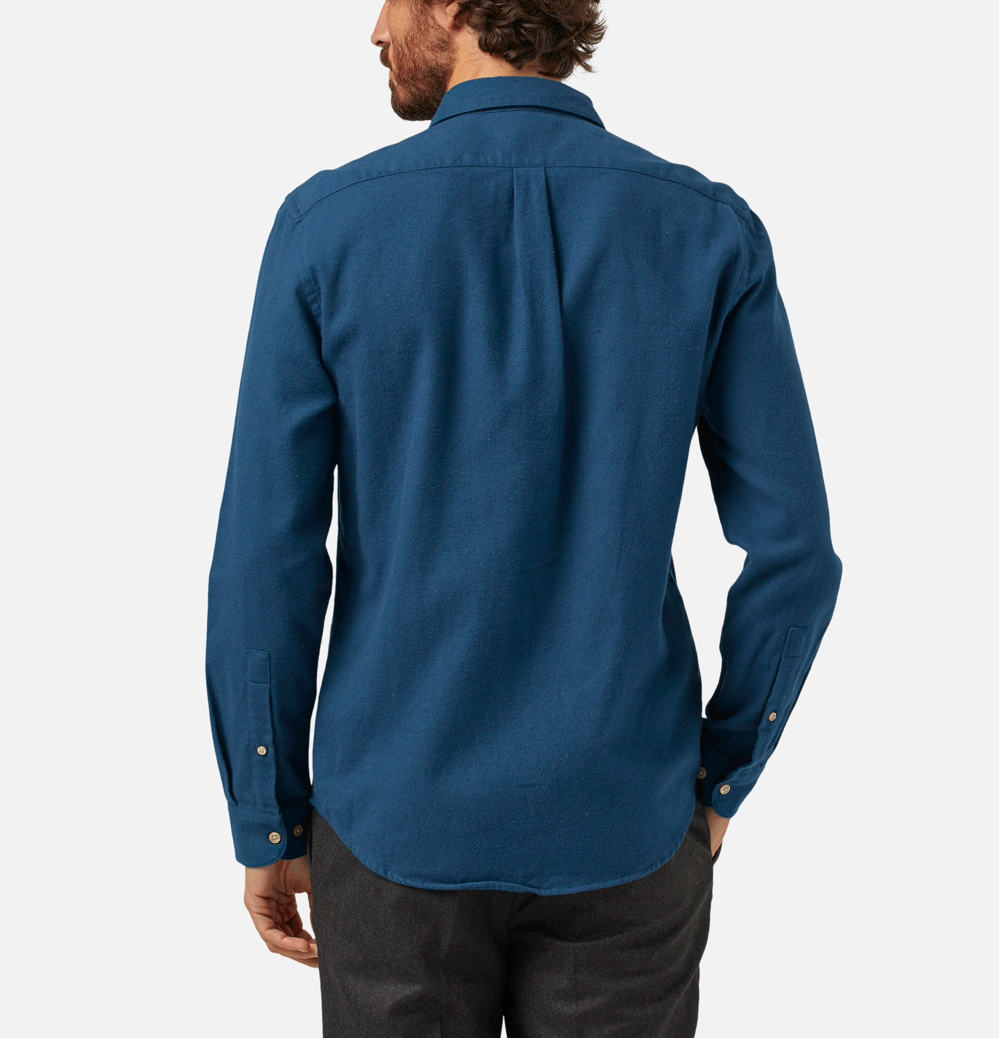 Portuguese Flannel Chemise Teca French Bleu