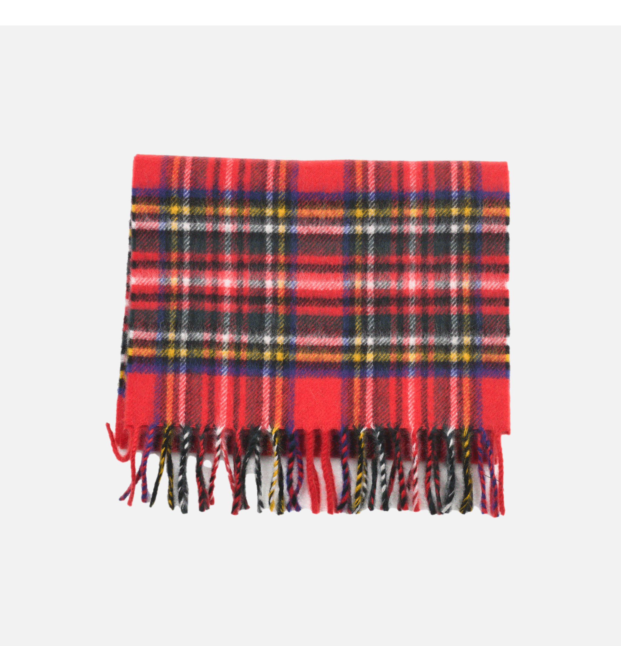 Echarpe Cachemire Tartan Red