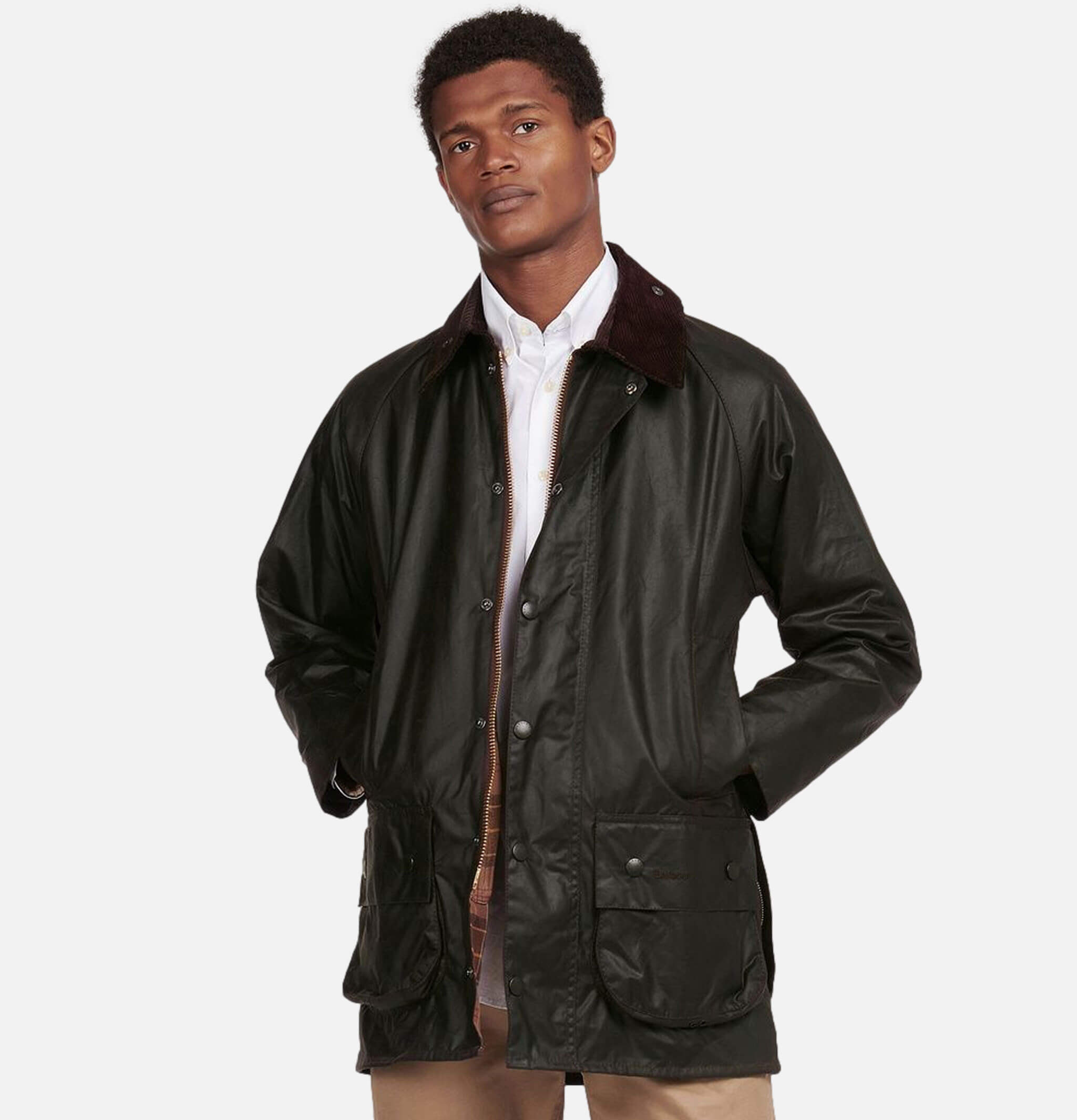 Barbour Beaufort Wax Jacket Olive Royalcheese Paris Royalcheese