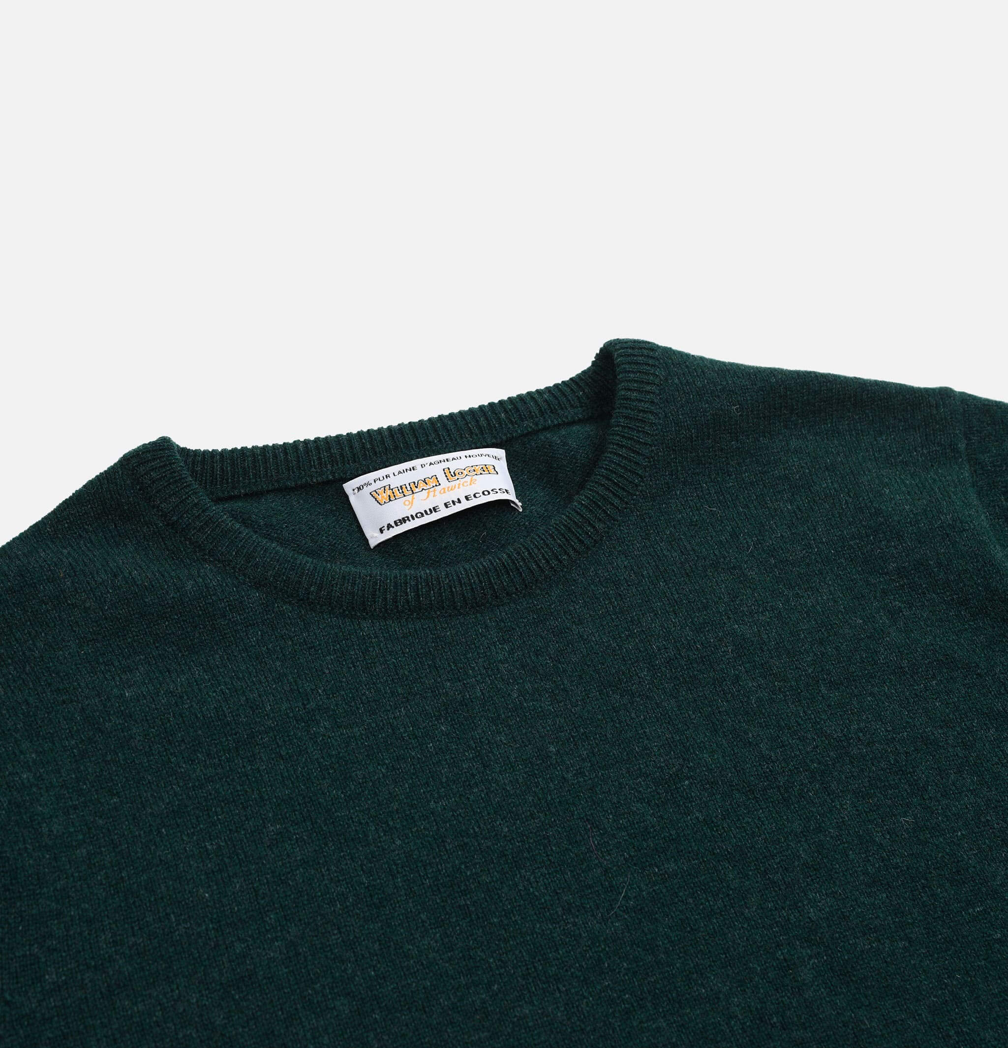 WIlliam Lockie Crew Neck Knit Green Astra