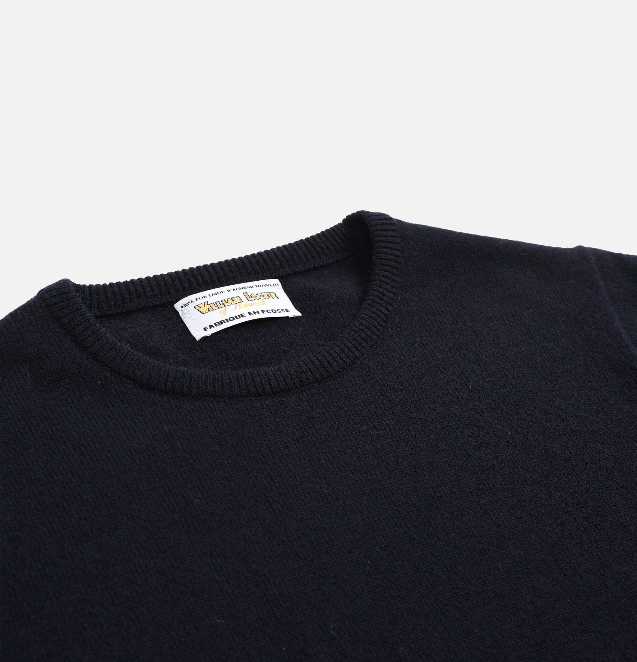 WIlliam Lockie Crew Neck Knit Navy