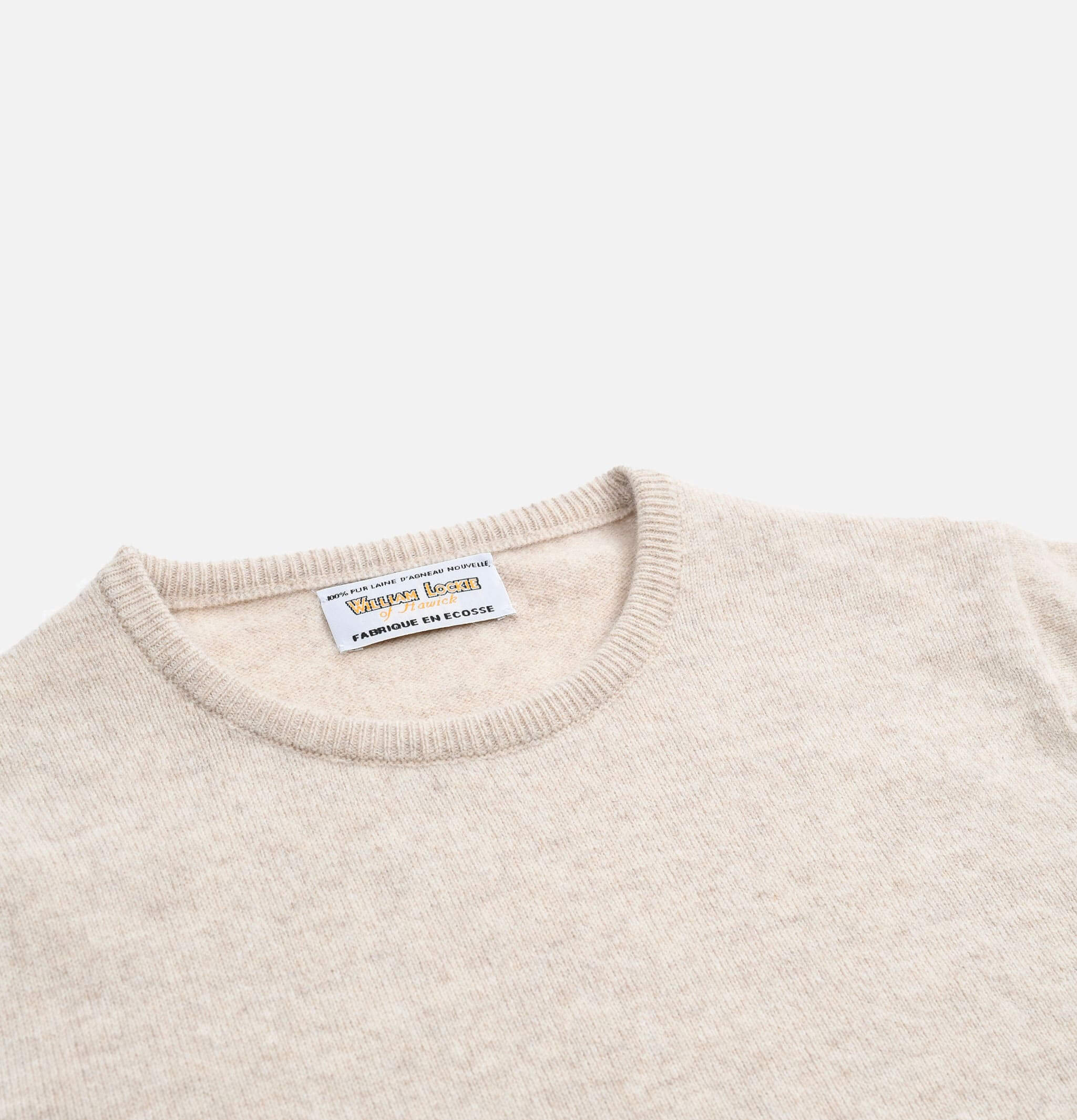 WIlliam Lockie Crew Neck Knit Linen