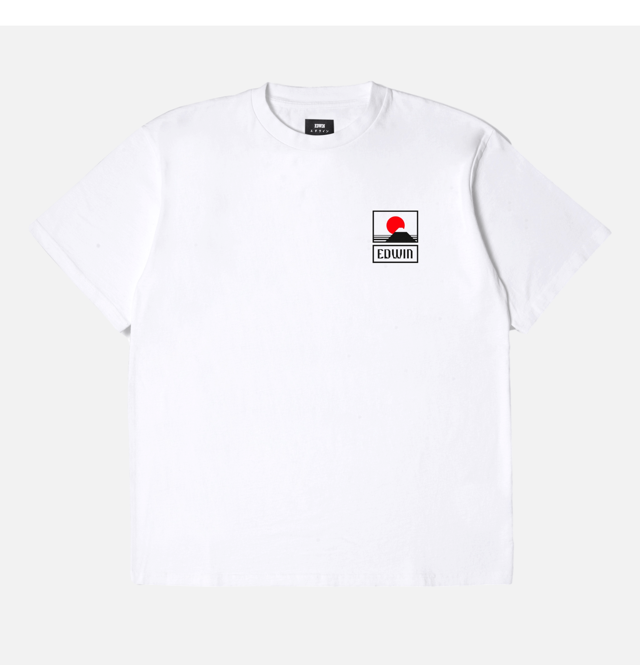 Edwin Sunset On Mt Fuji Tee White